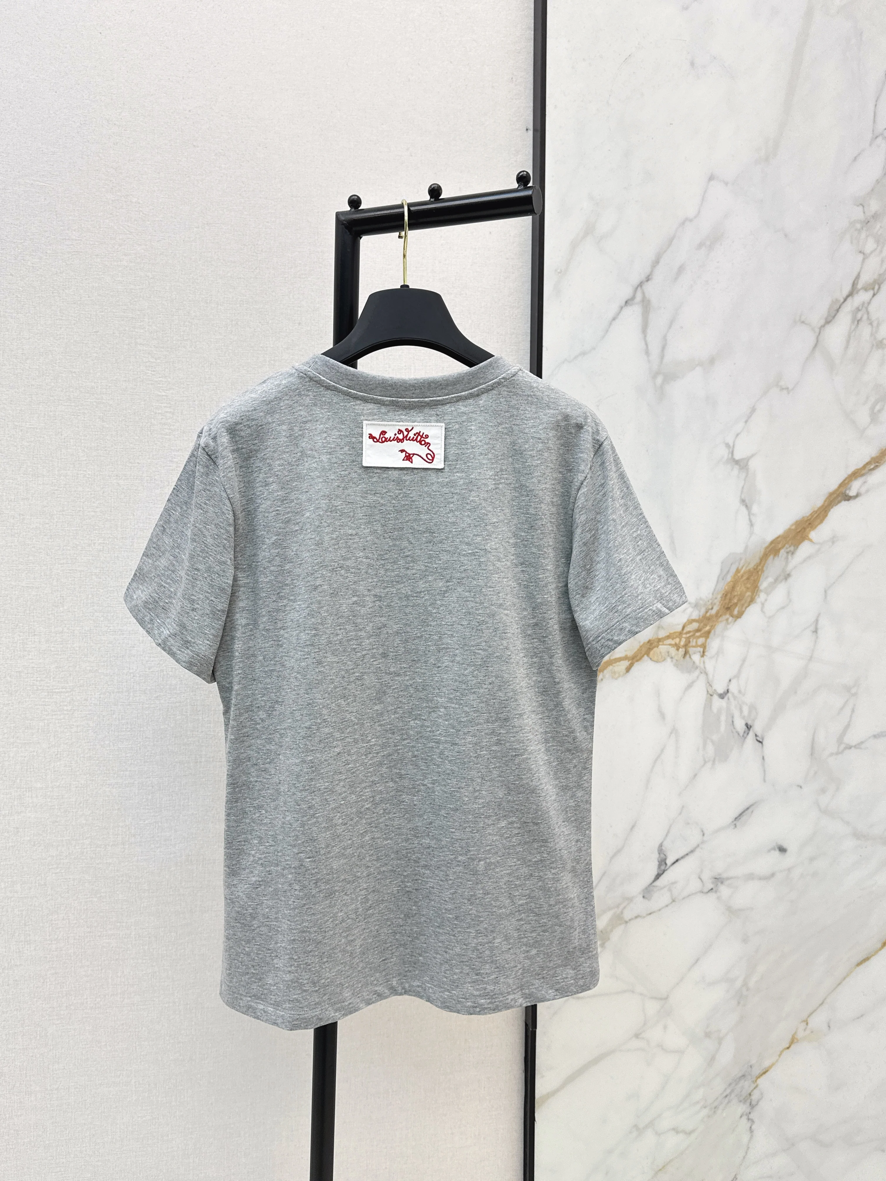 Louis 26ss embroidery t-shirts
