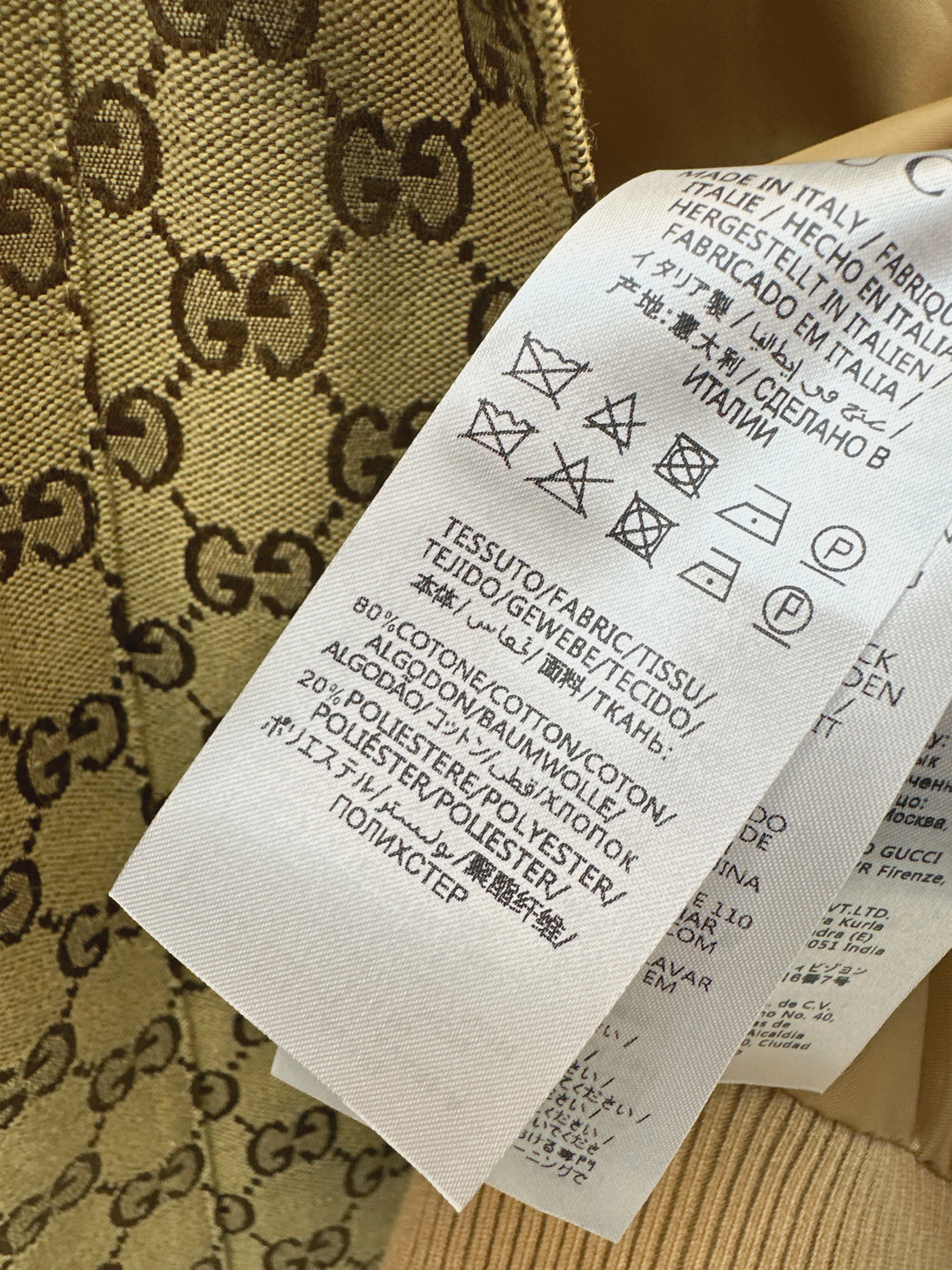 Gucc 26ss jacquard trench coats