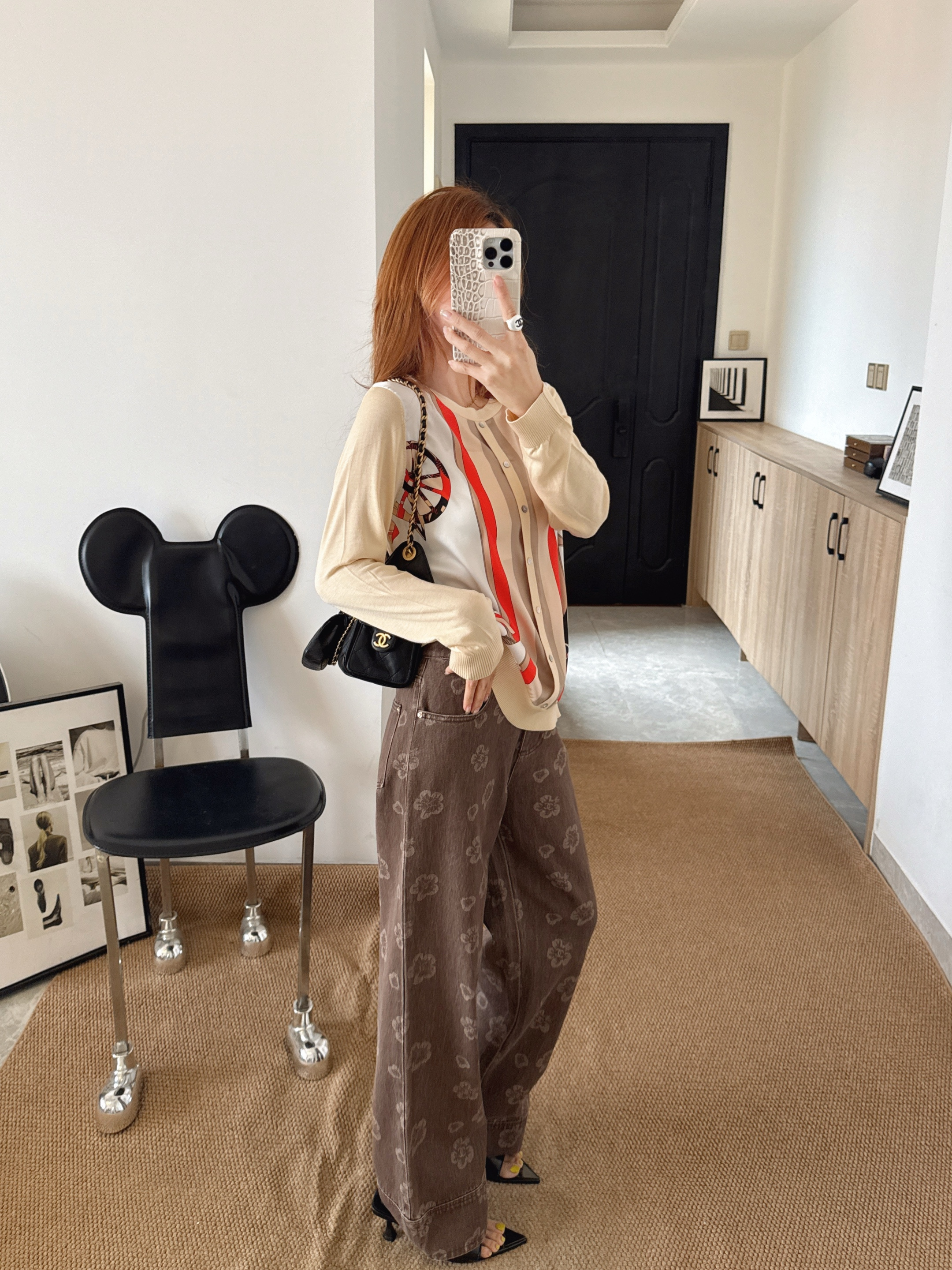 Herm 26ss print knitwear