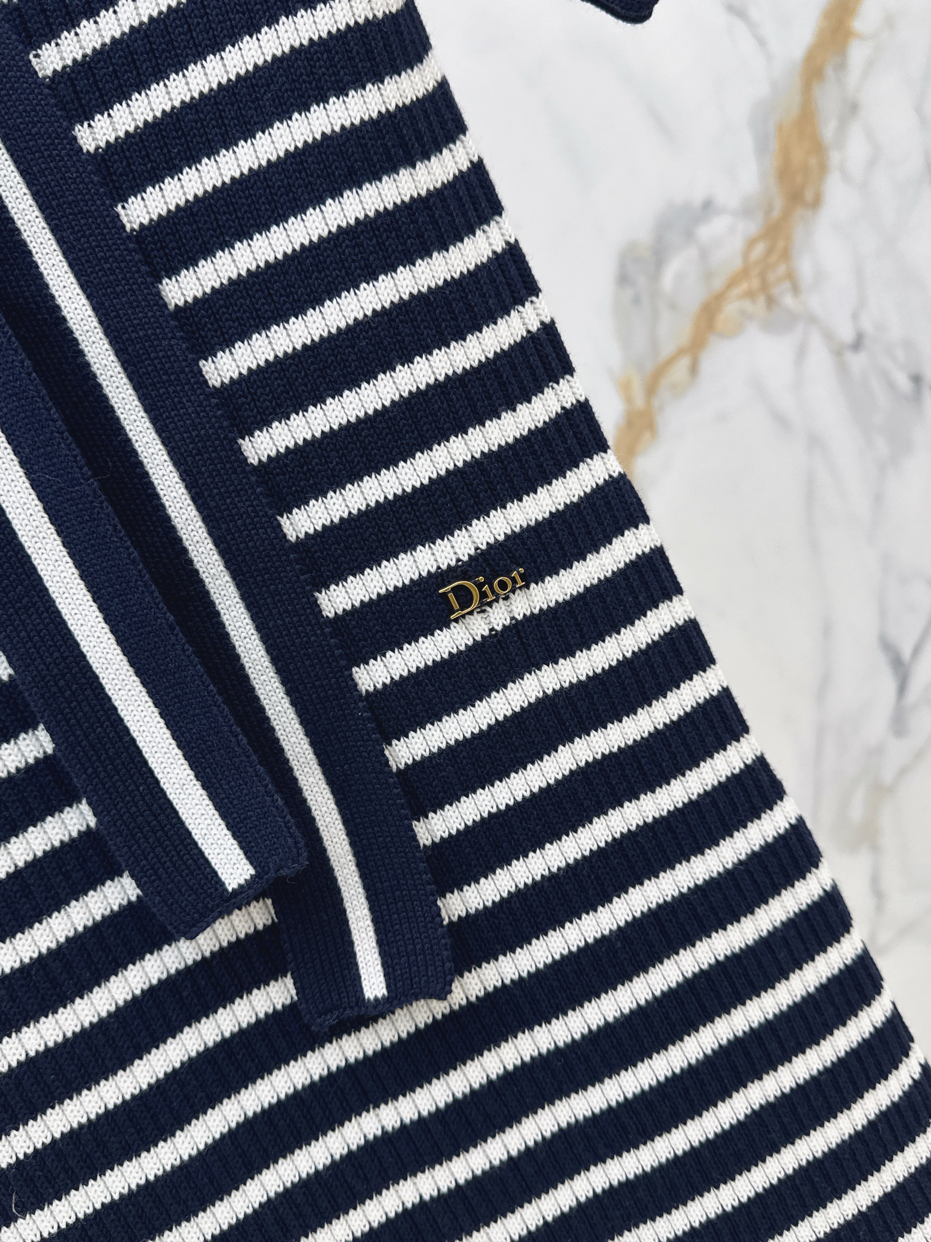 CD 26ss stripe knit dress