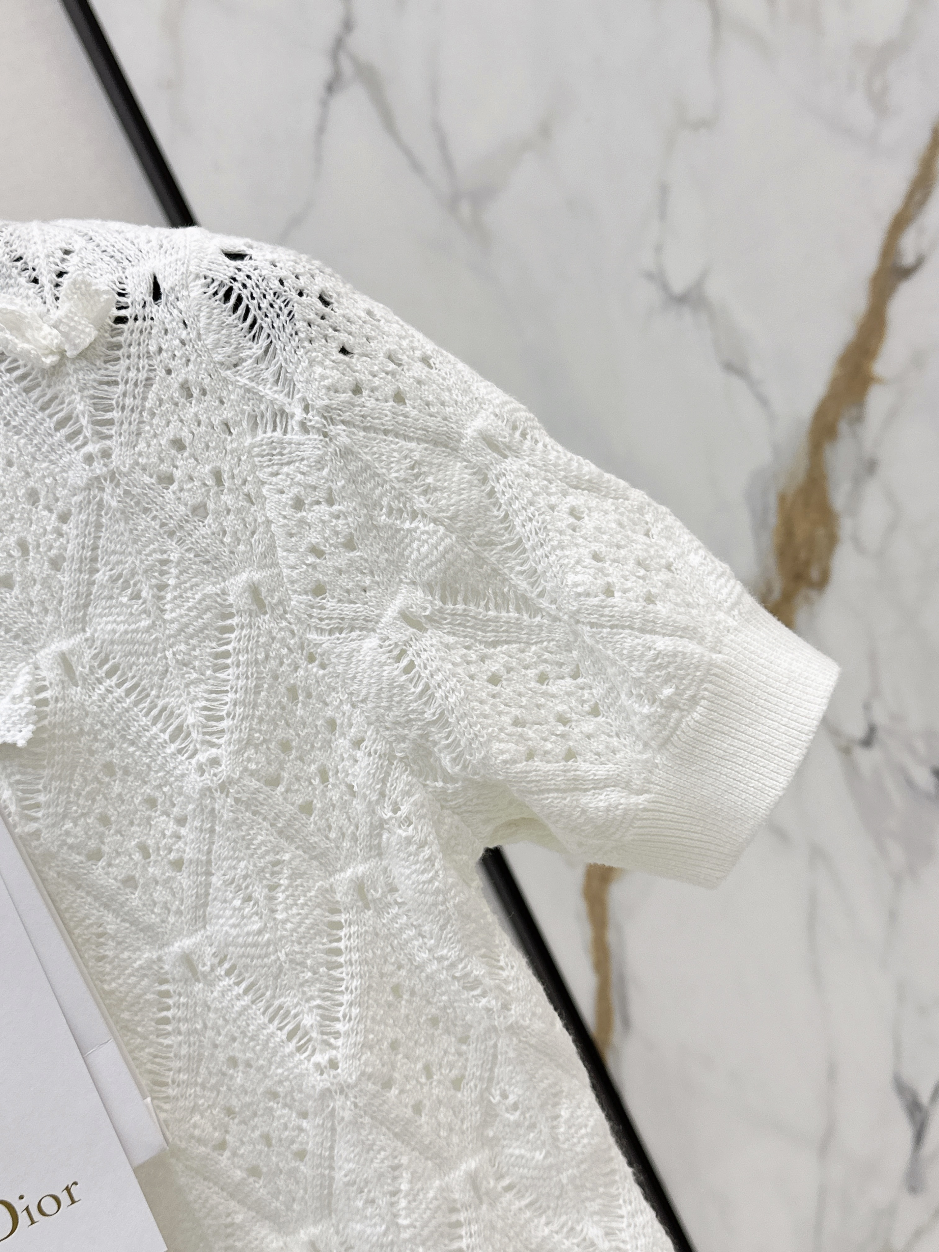 CD 26ss bow hollow knitwear
