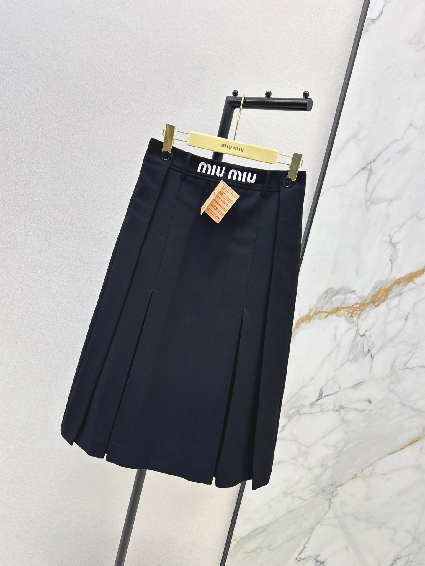 Miu 26ss pleated skirt