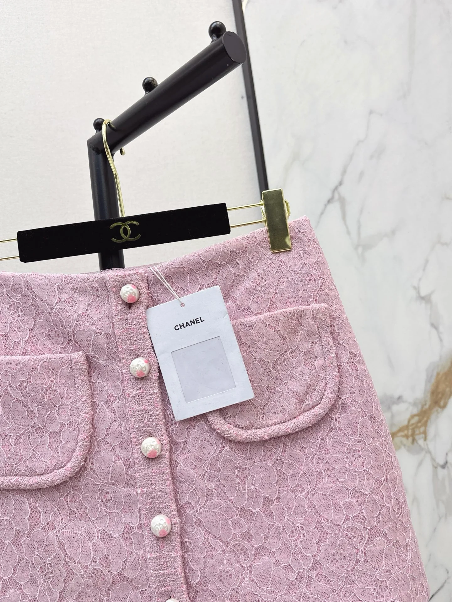 Chan 25fw lace skirt