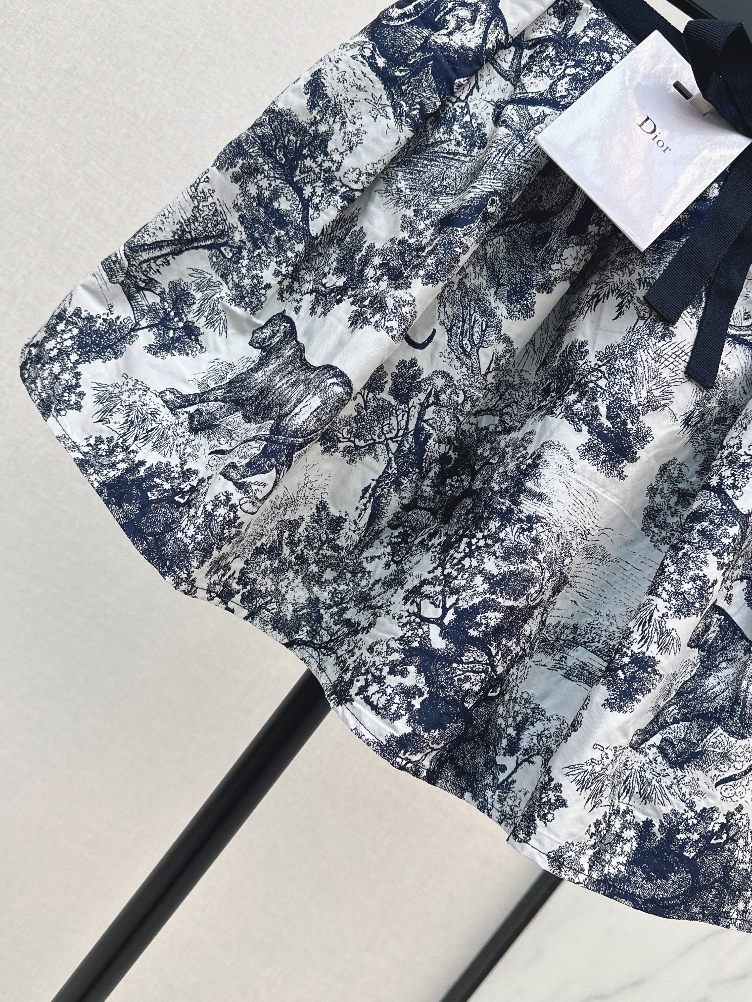 CD 26ss print A-line skirt