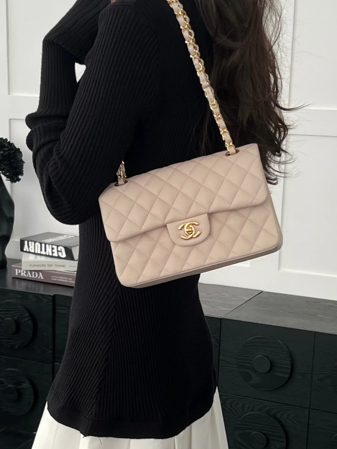 Chan cf23 chain shoulder bag