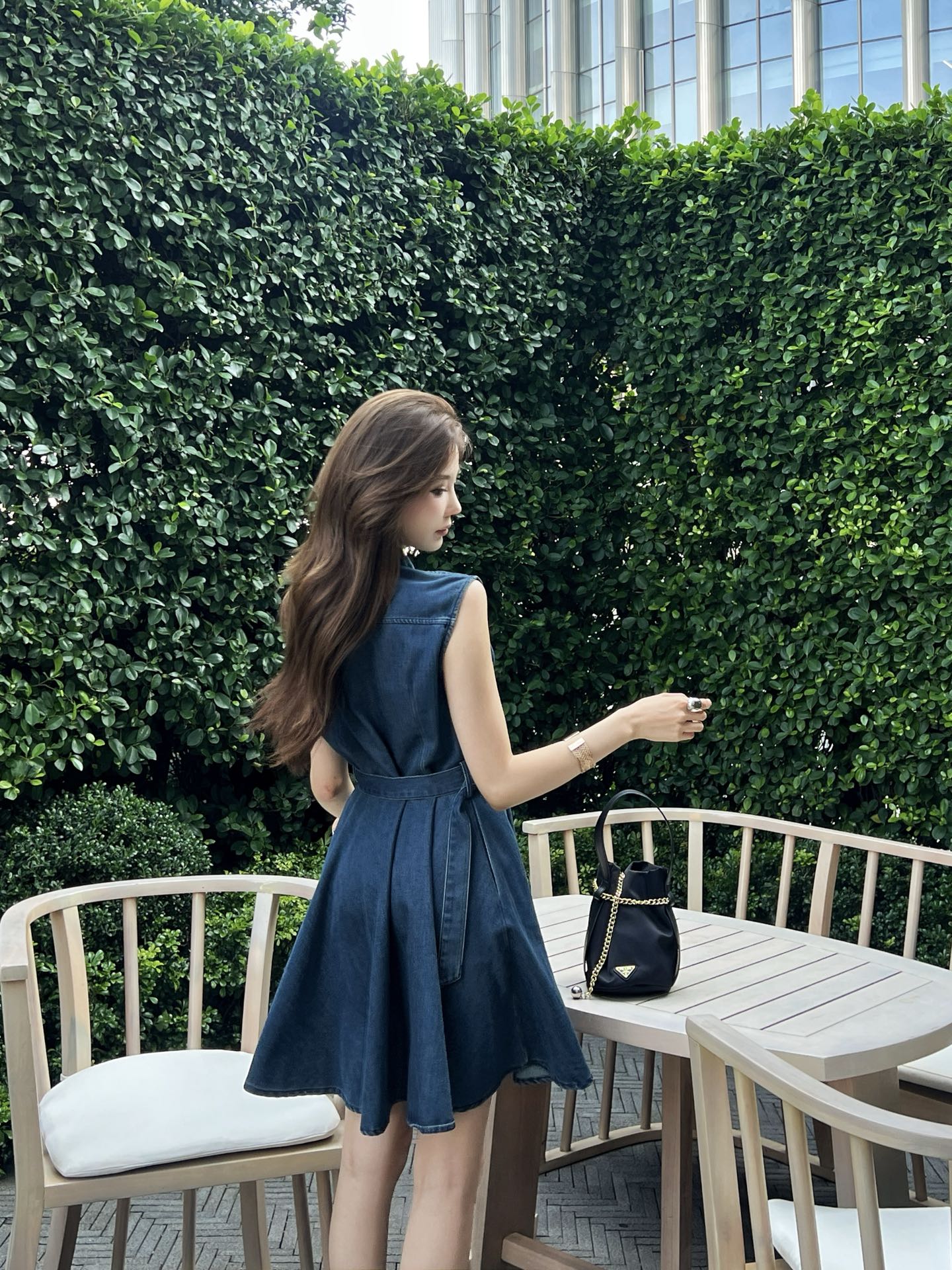 Ralp 26ss sleeveless denim dress