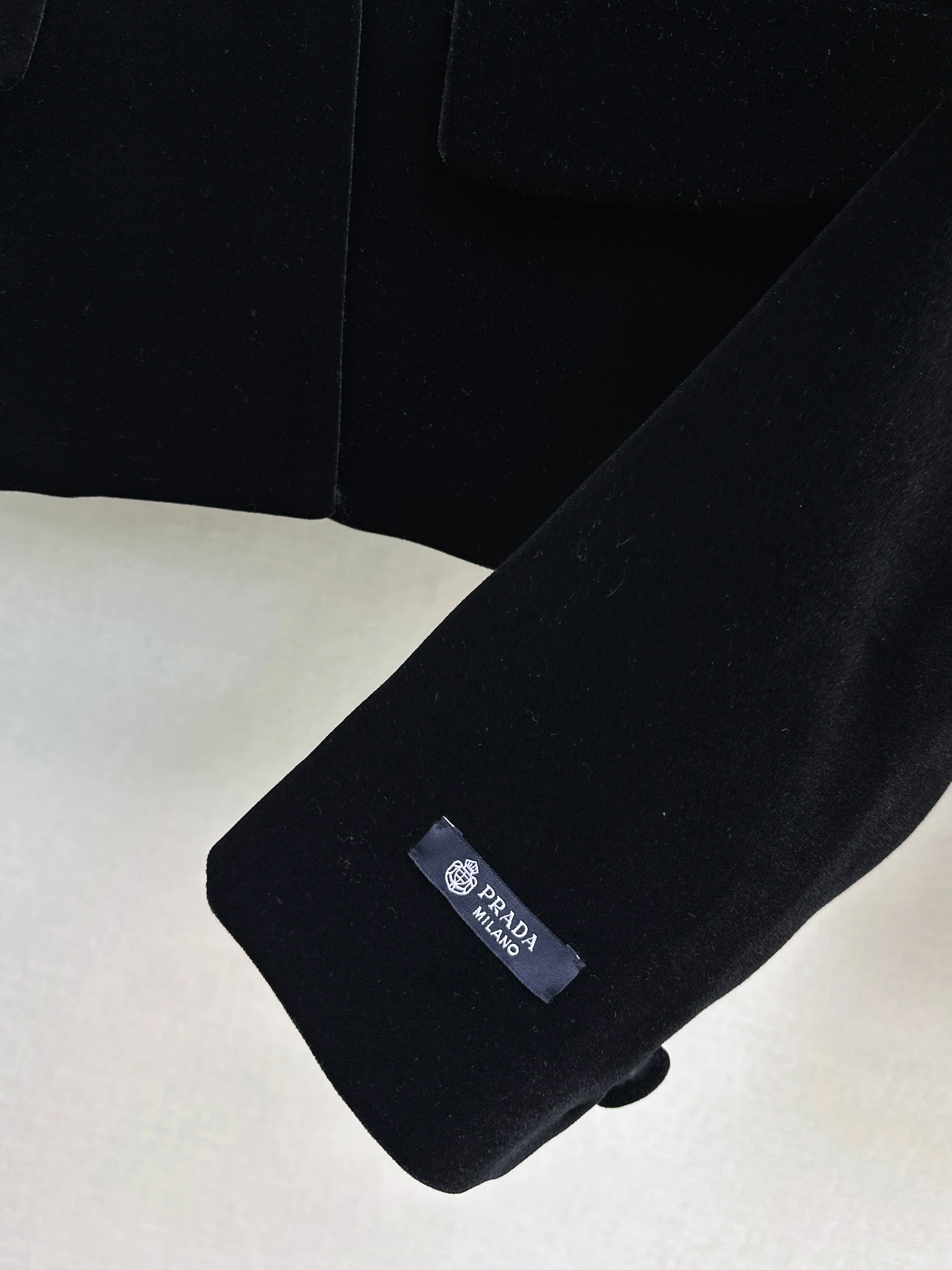 Prad 26ss velvet jacket