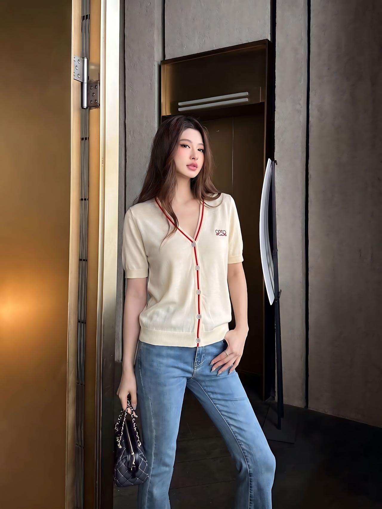 Loe 26ss knit cardigan