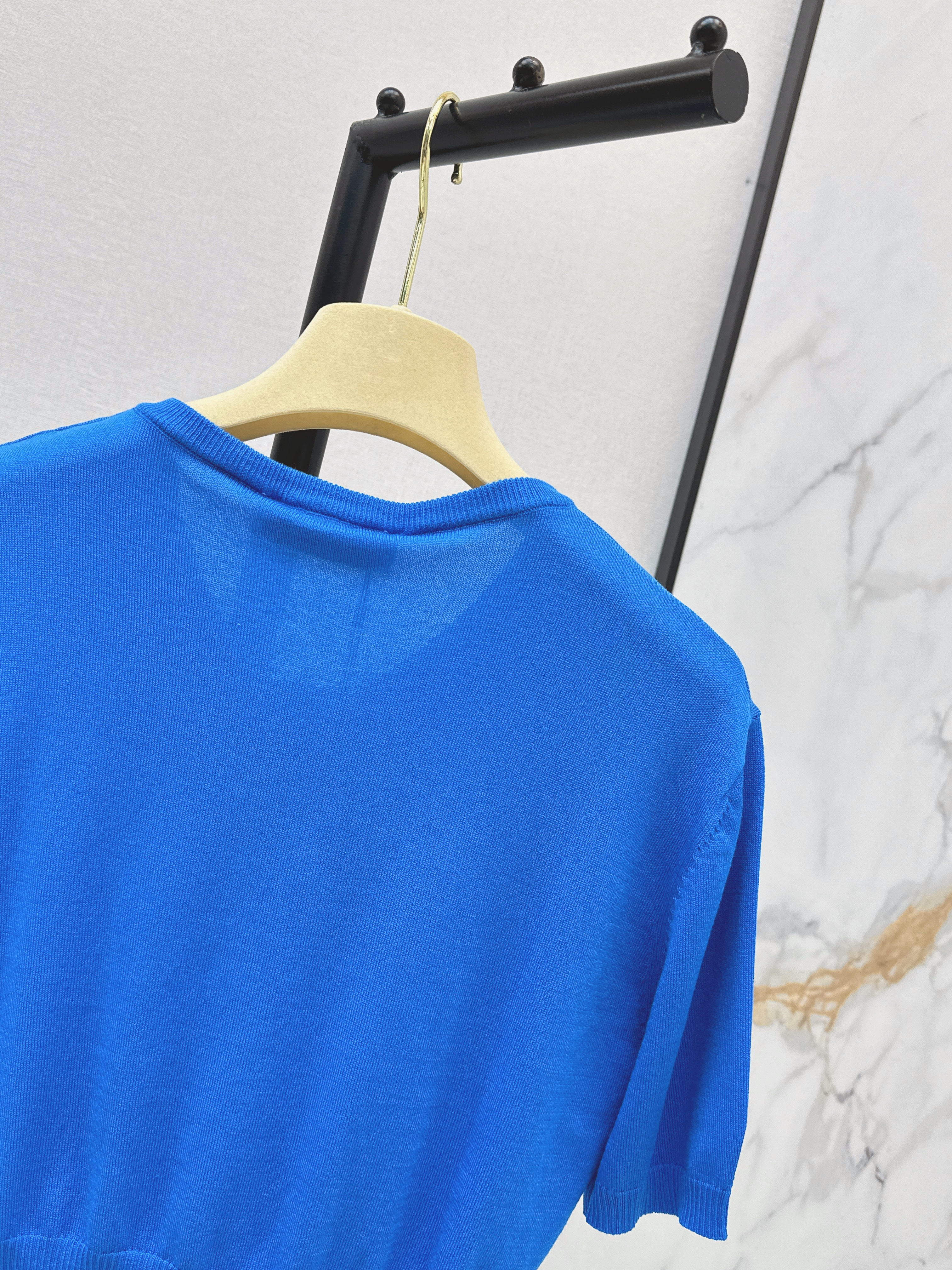 Miu 26ss knit crop top