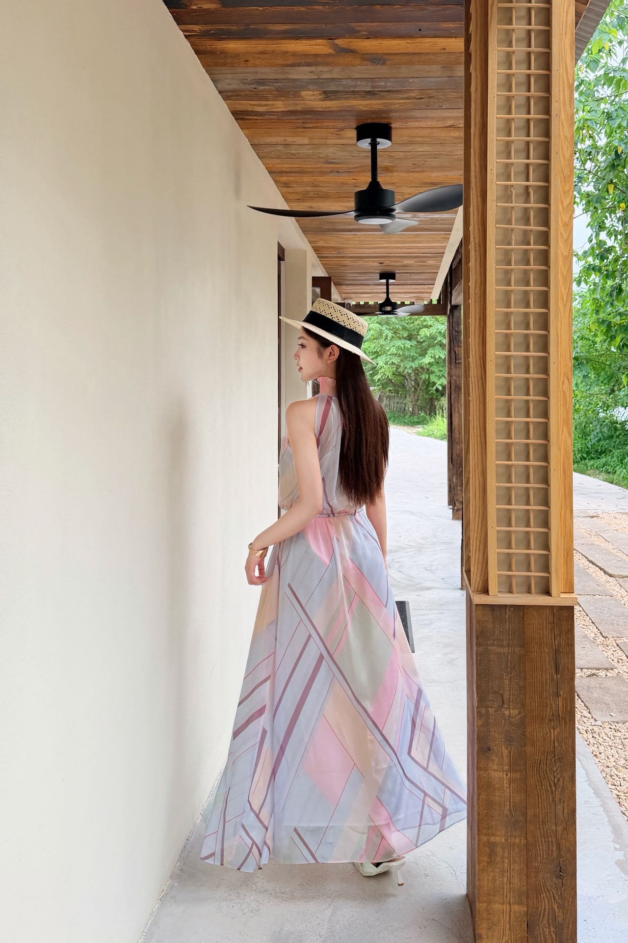Fend 26ss print dress