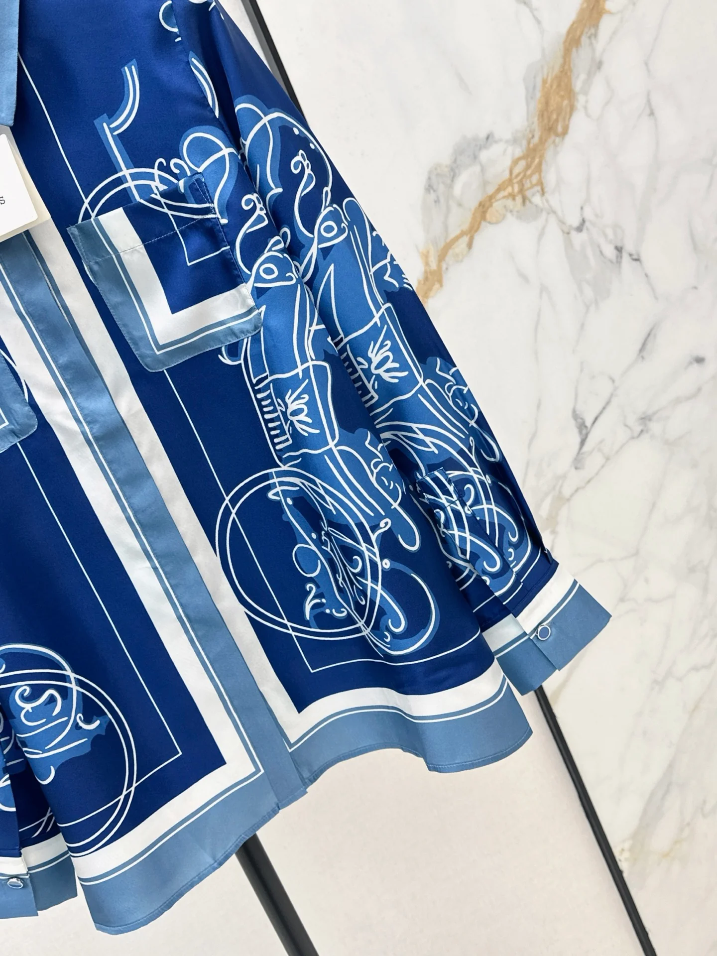 Herm 26ss print silk shirts