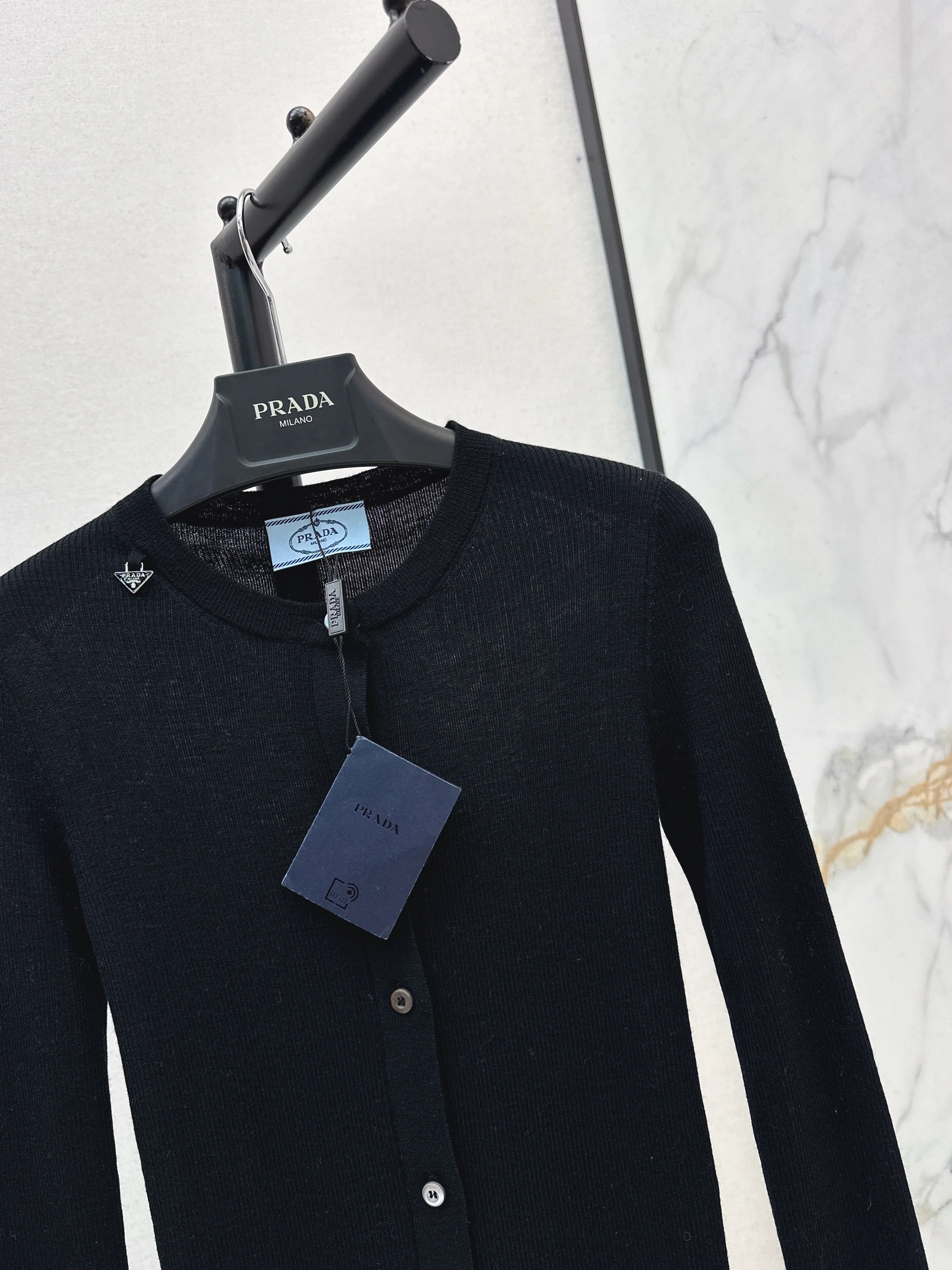 Prad 26ss knit cardigan