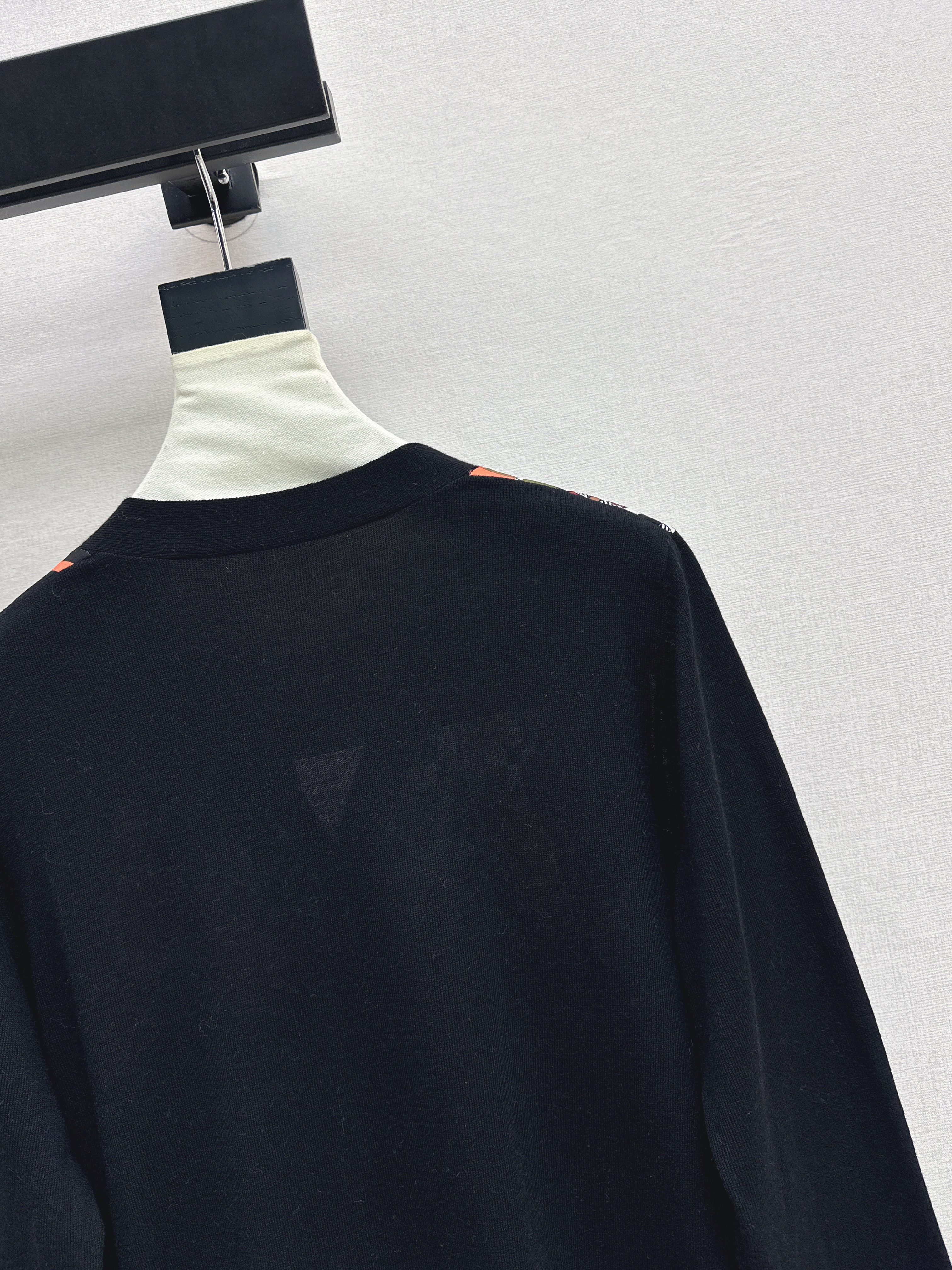 Herm 26ss print knit cardigan