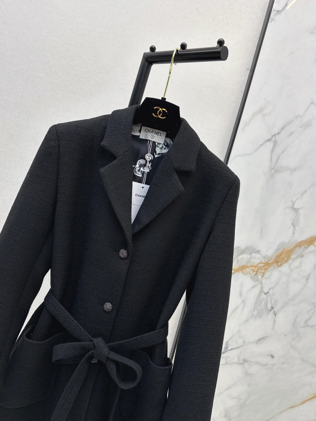 Chan 25fw tweed woven jacket