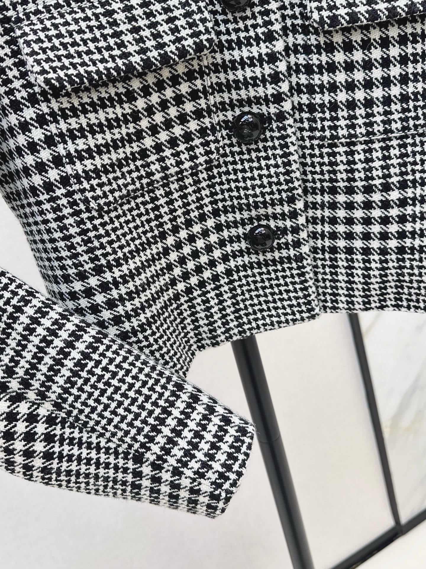 Self 25fw houndstooth jacket