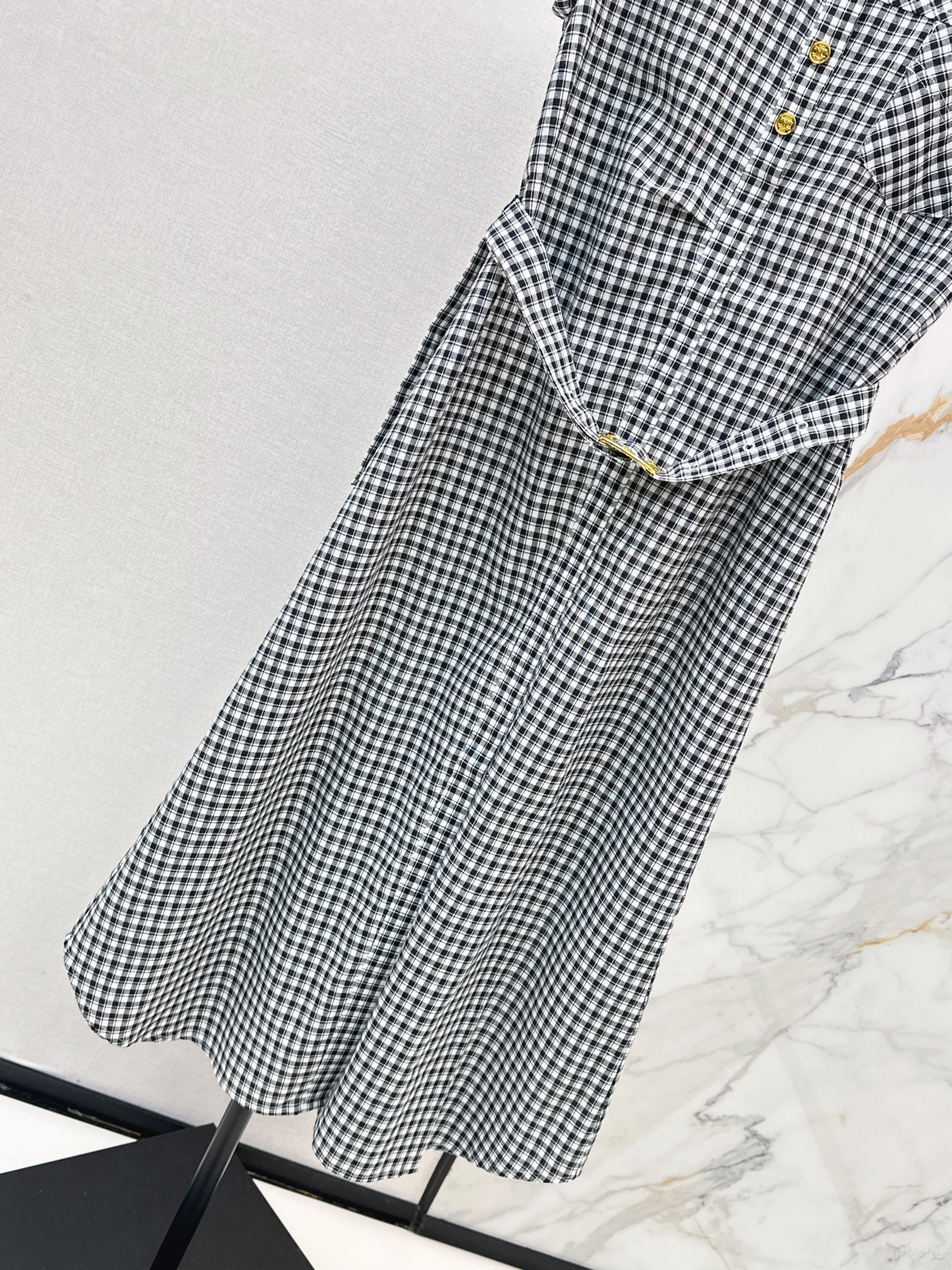 Celi 26ss check dress