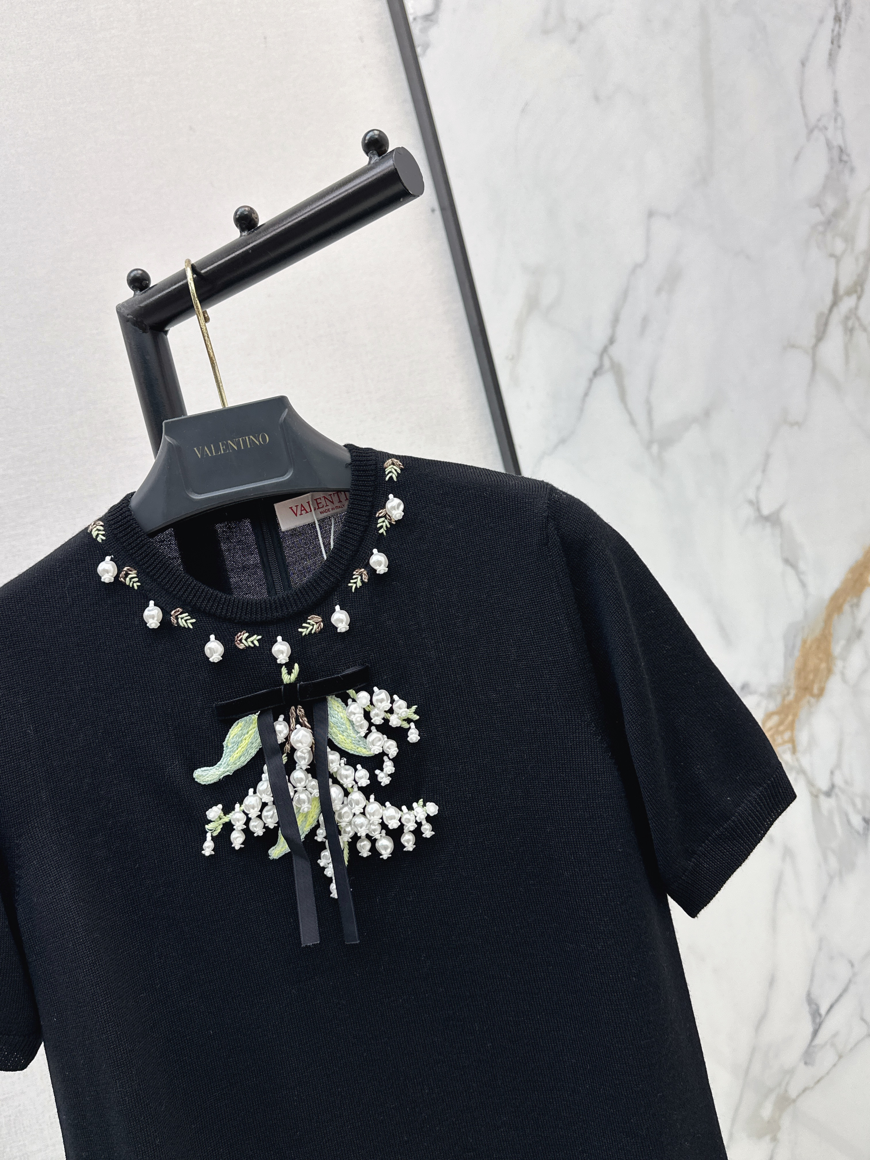 Valen 26ss beading sweater