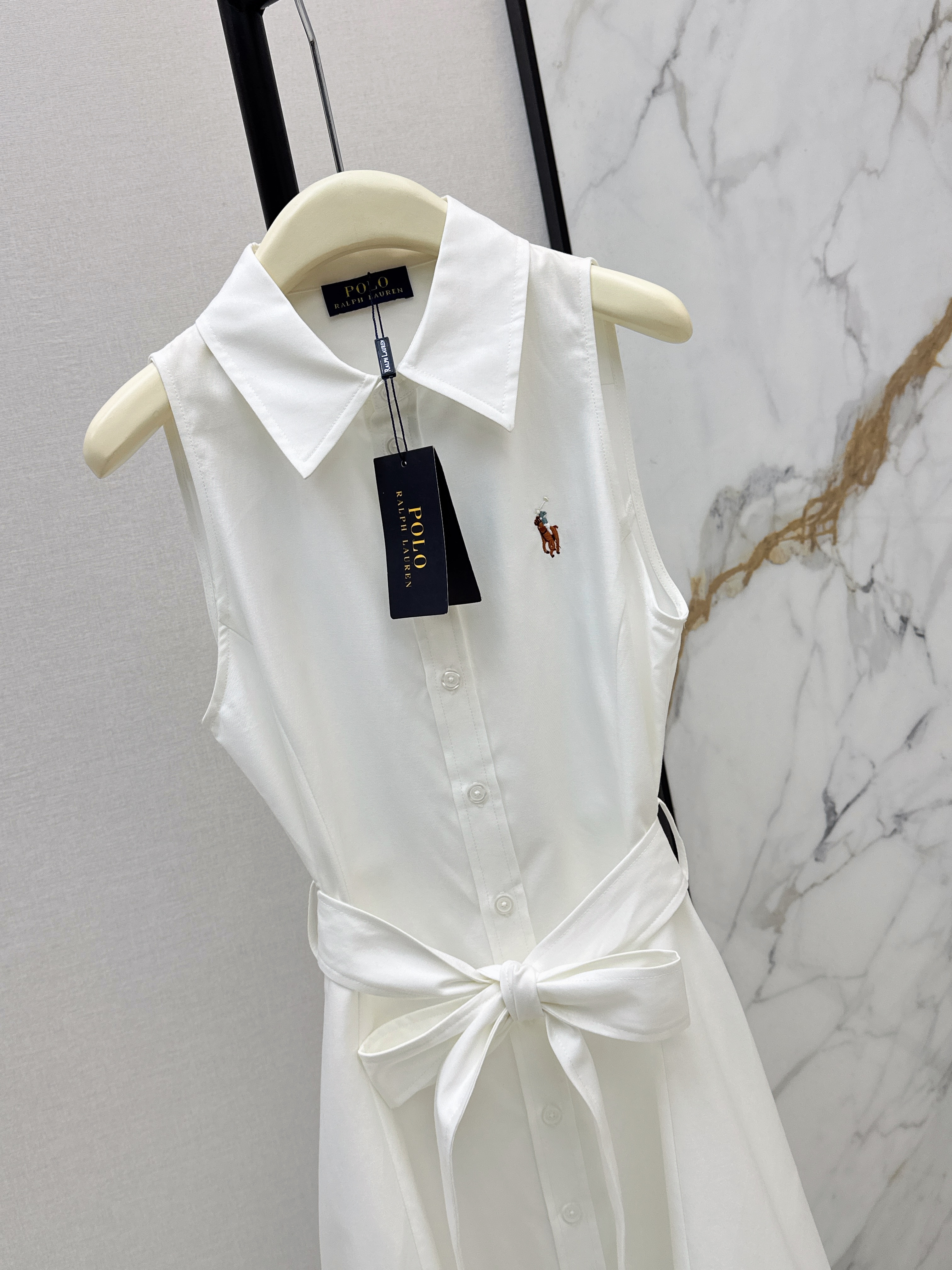 Ralp 26ss sleeveless shirt dress