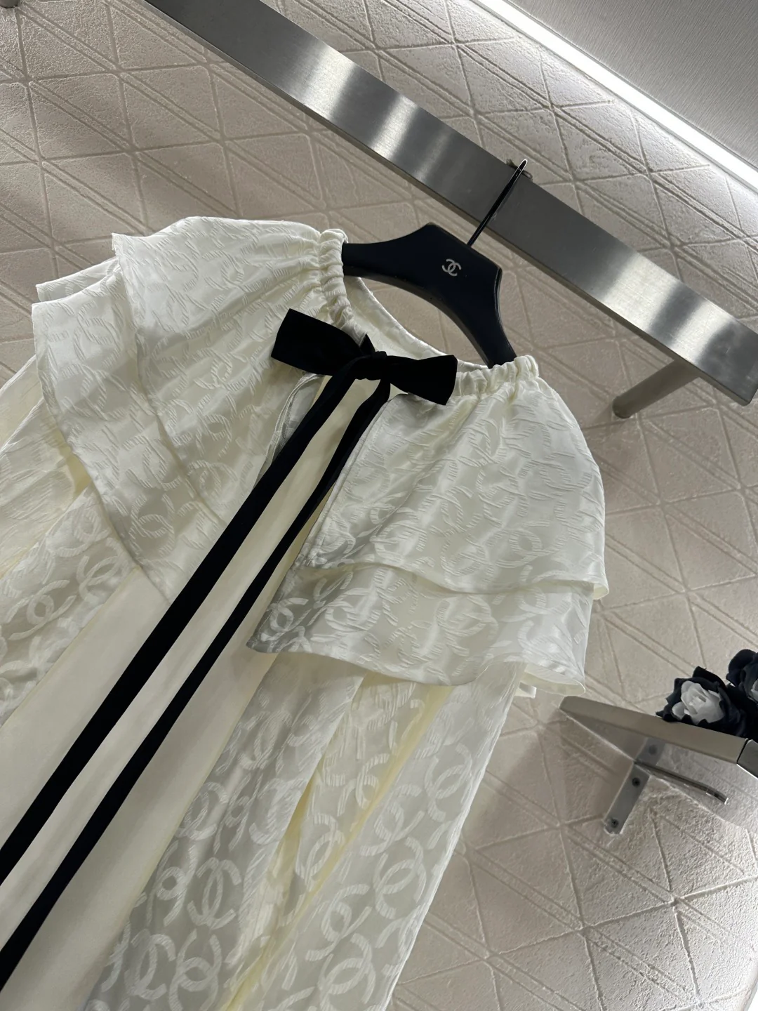 Chan 26ss jacquard  cape shirts