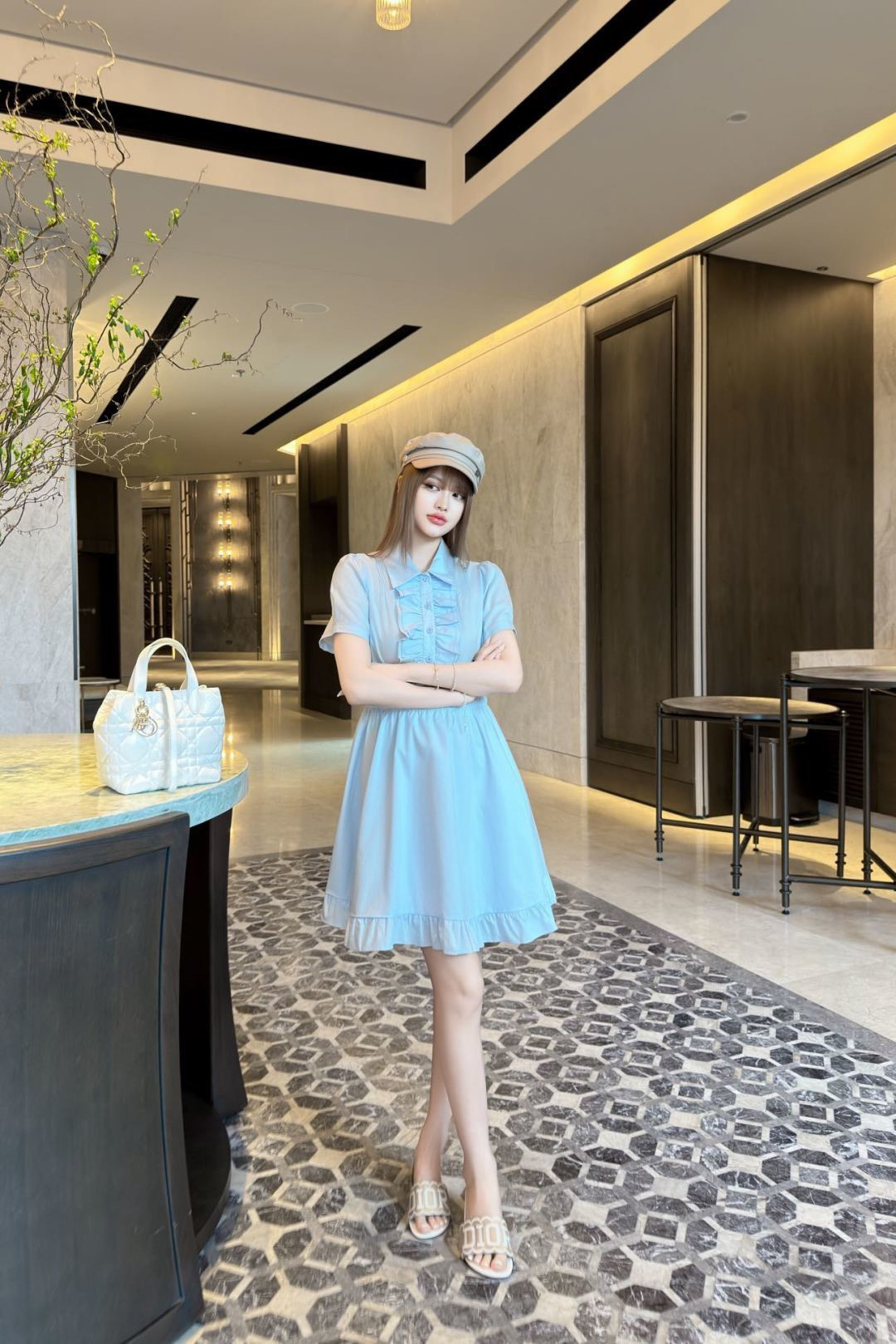 CD 26ss ruffle dress