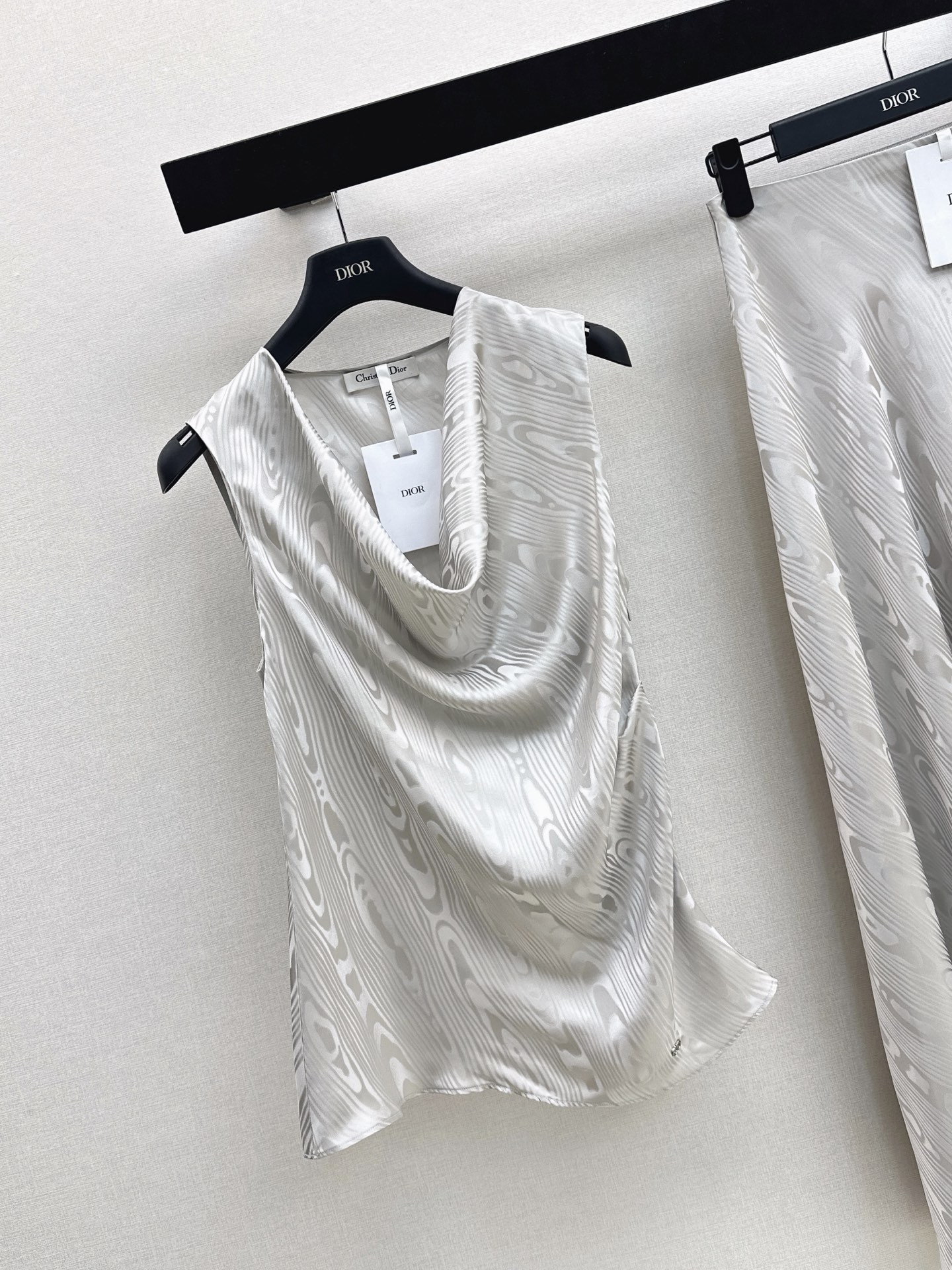 CD 26ss jacquard silk top