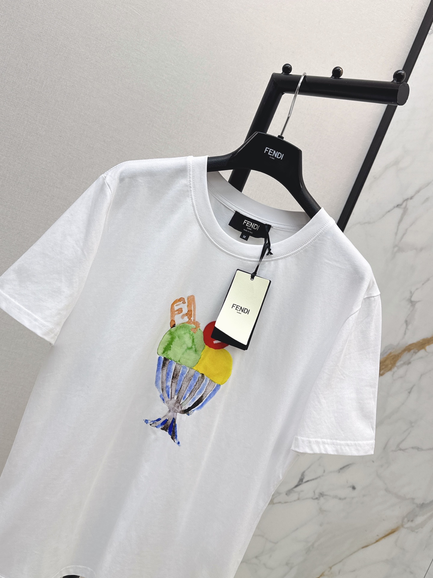 Fend 26ss print t-shirt
