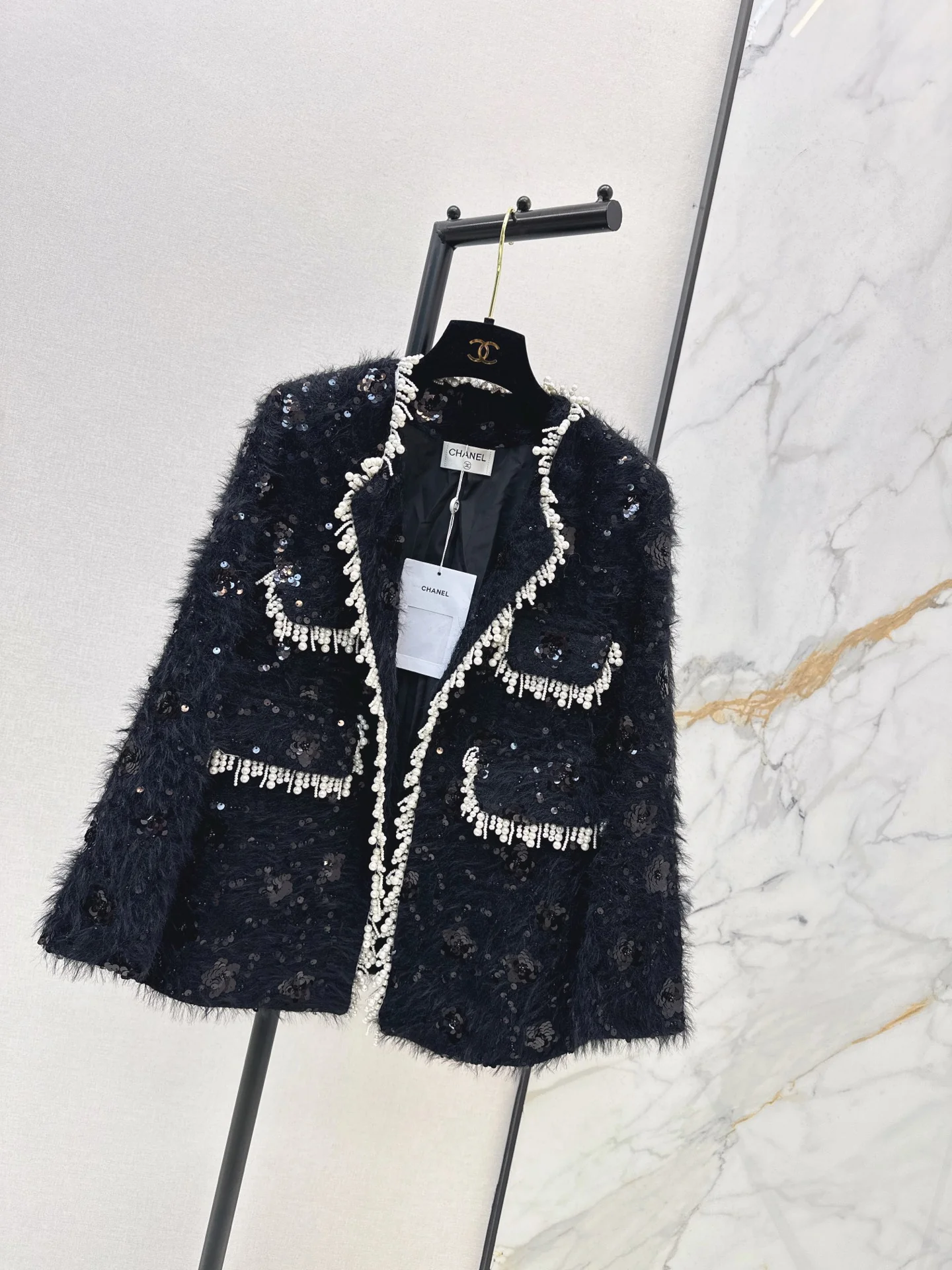 Chan 25fw tweed woven jacket