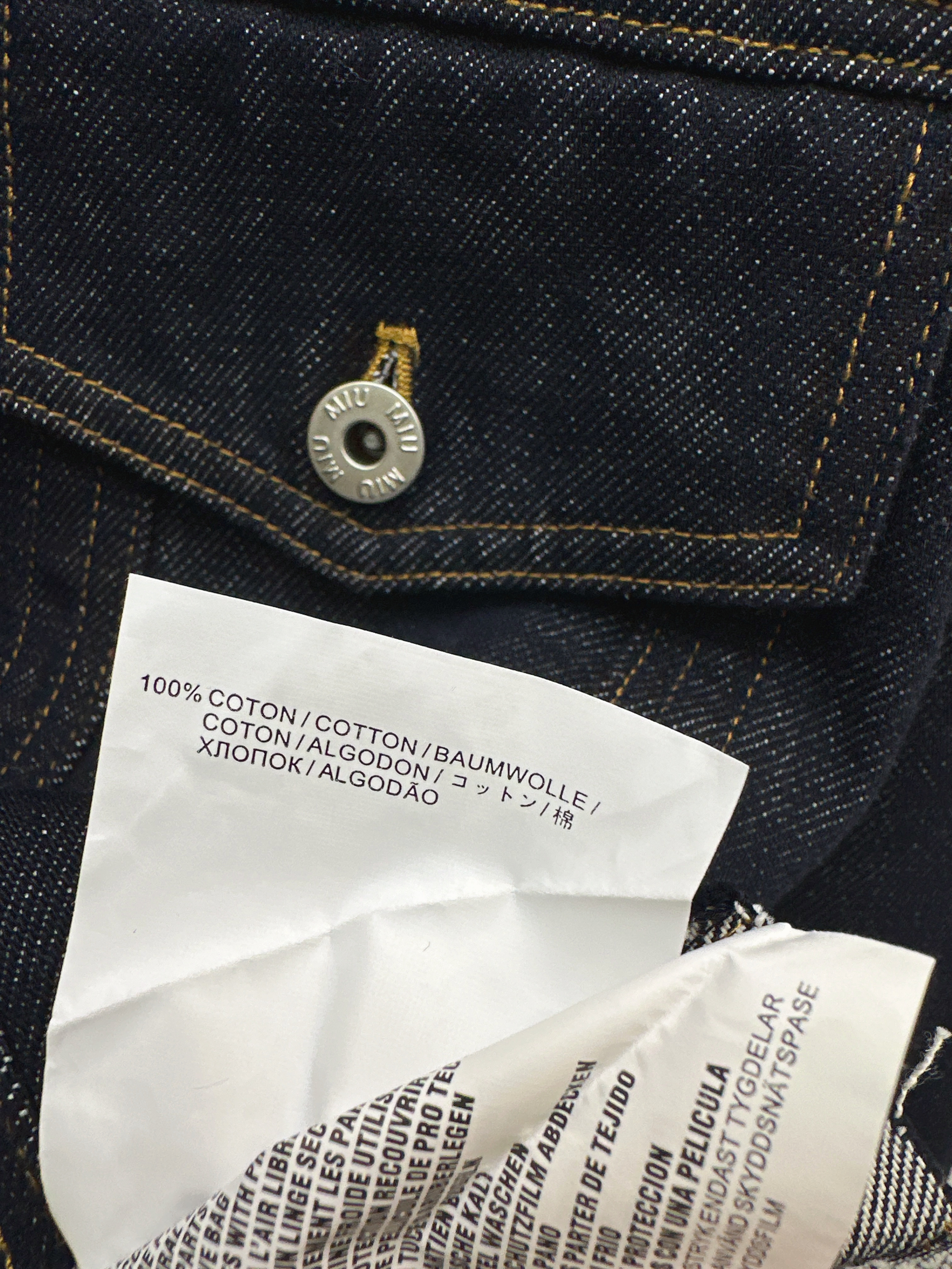 Miu 26ss denim jacket