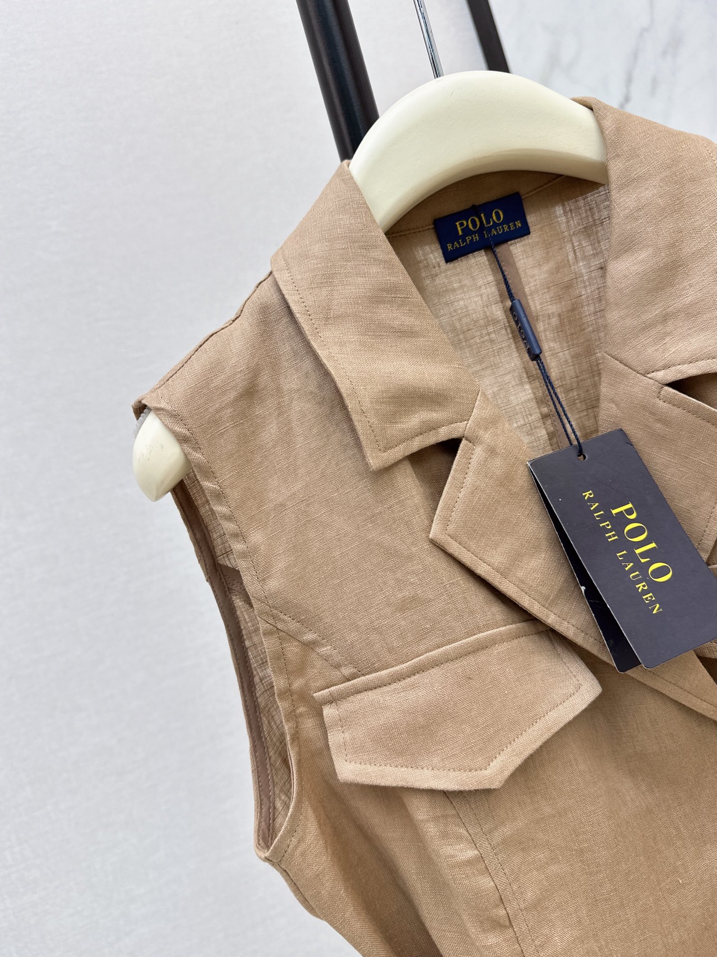Ralp 26ss linen vest jacket