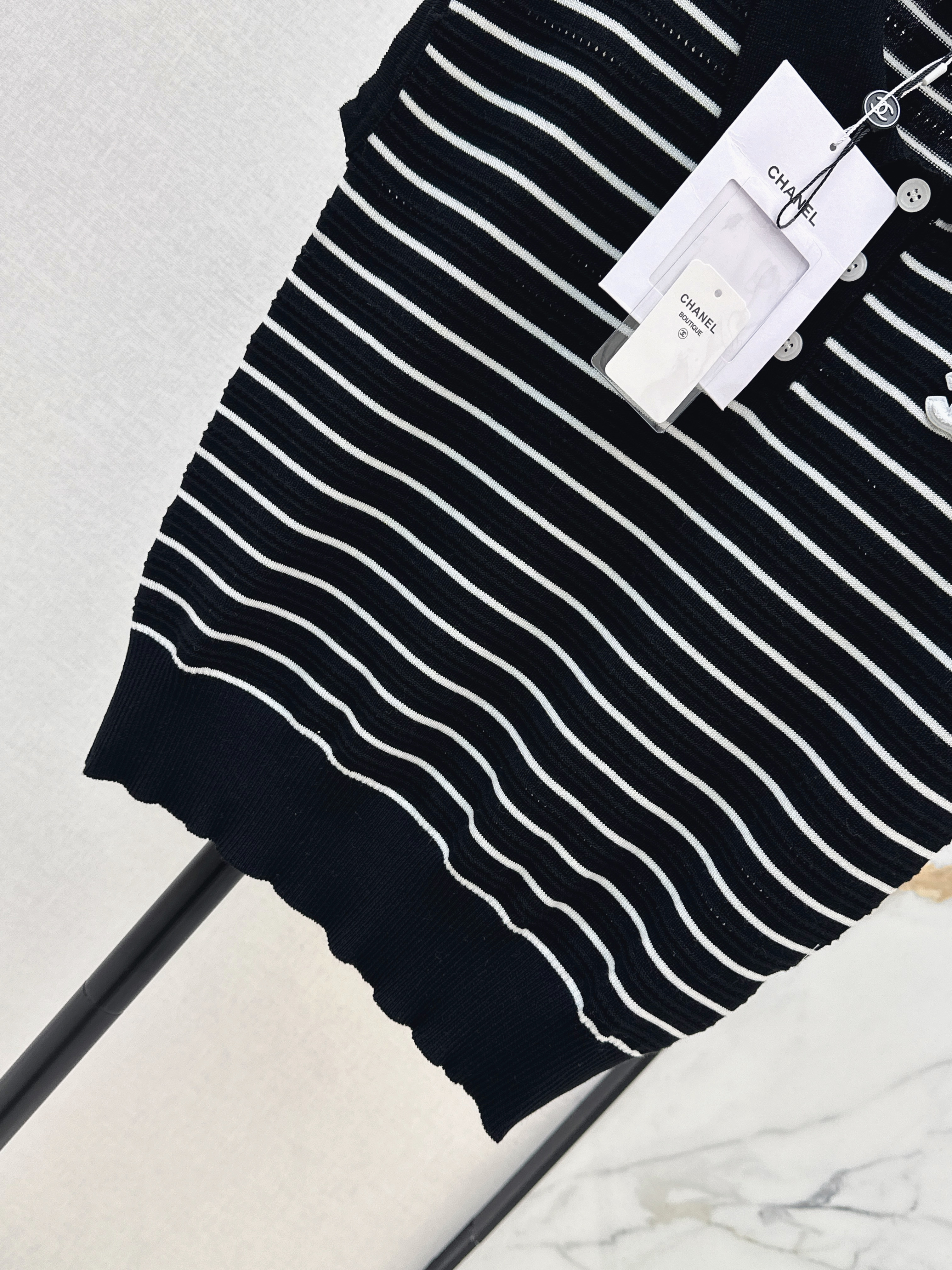 Chan 26ss stripe kniwear