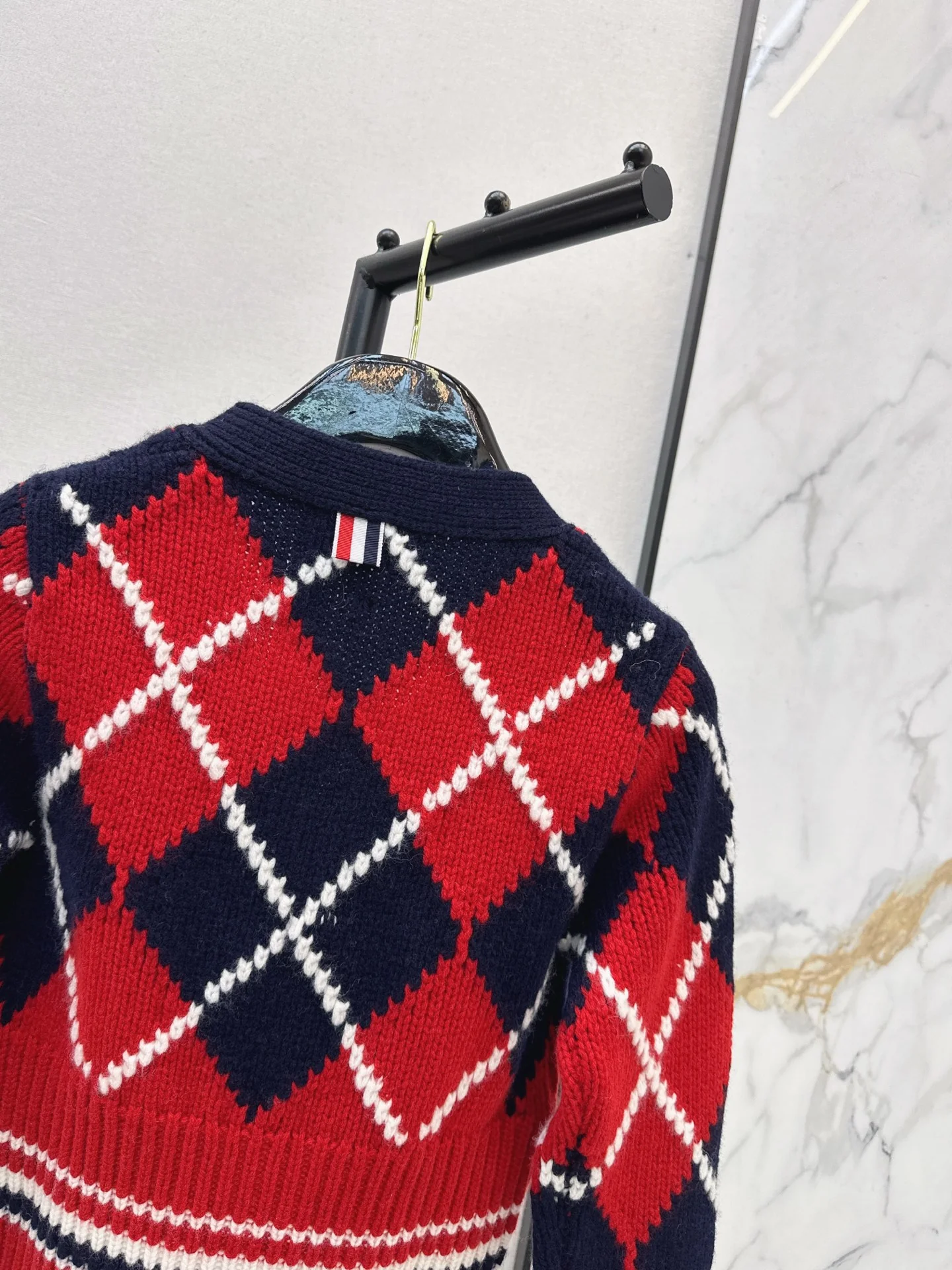 Thom 25fw jacquard cardigan