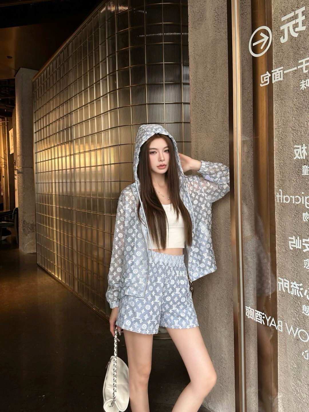 Loui 26ss jacquard outfit set