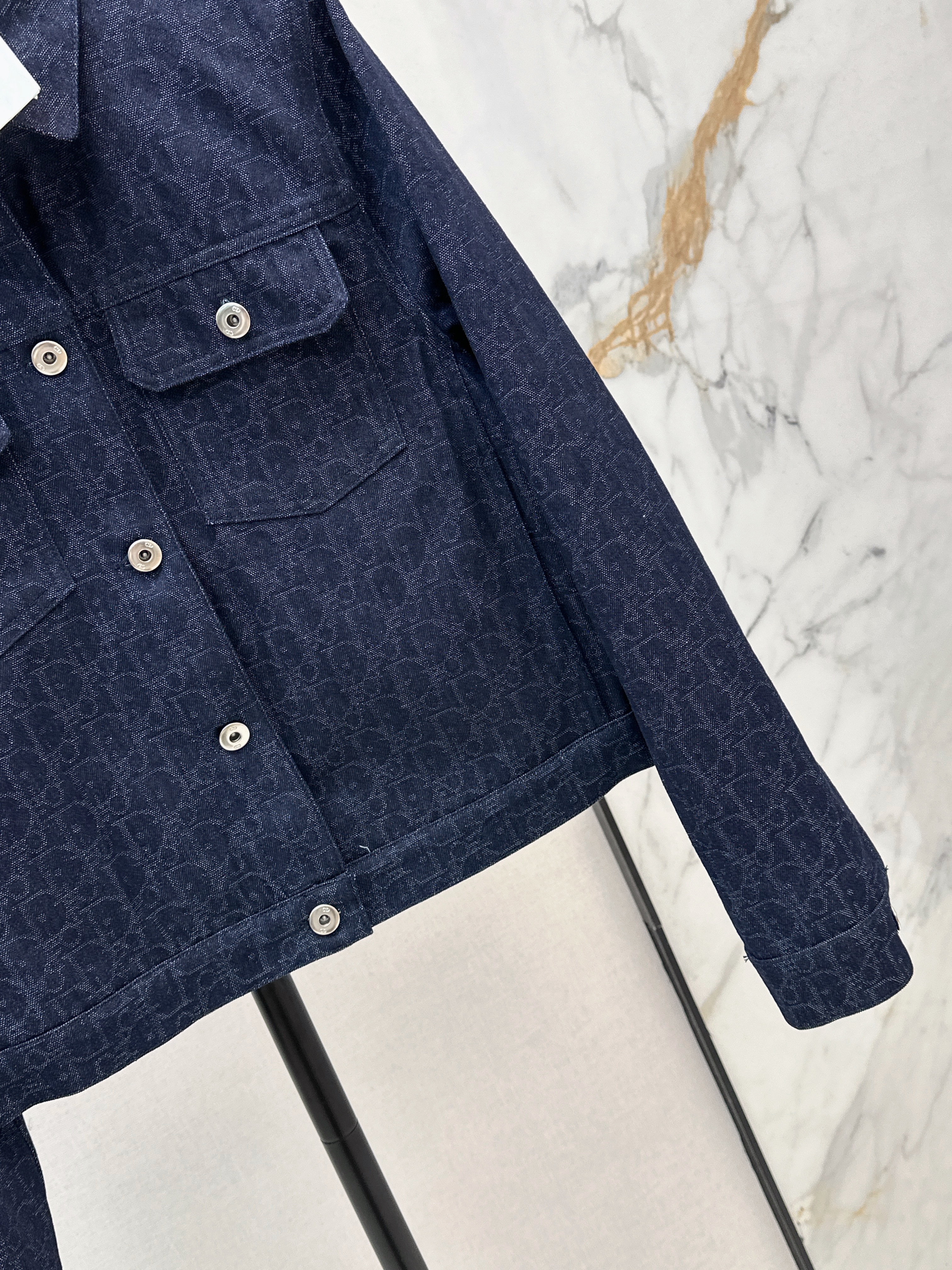 CD 26ss jacquard denim jacket