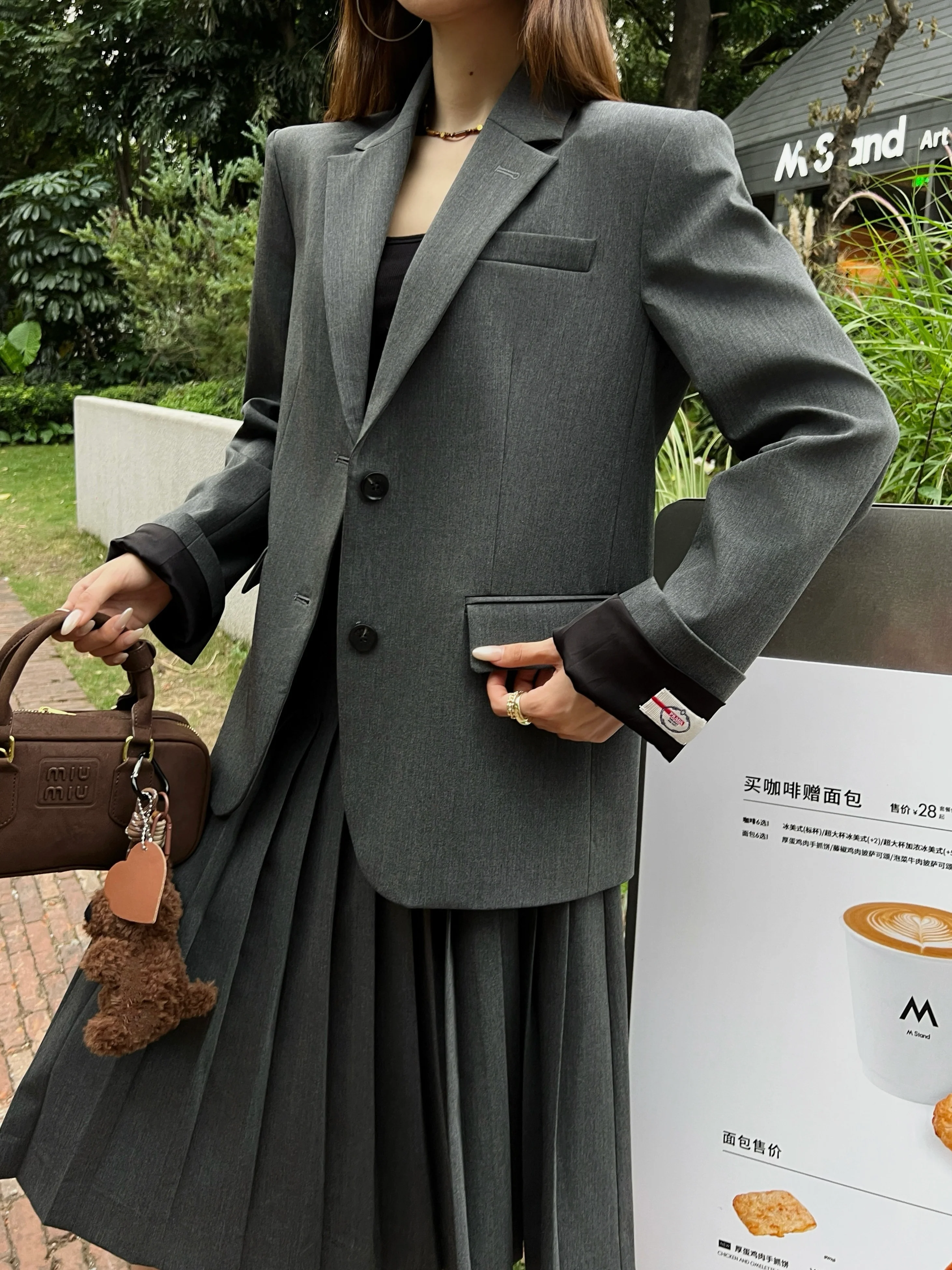 Prad 26ss relaxed-fit blazer