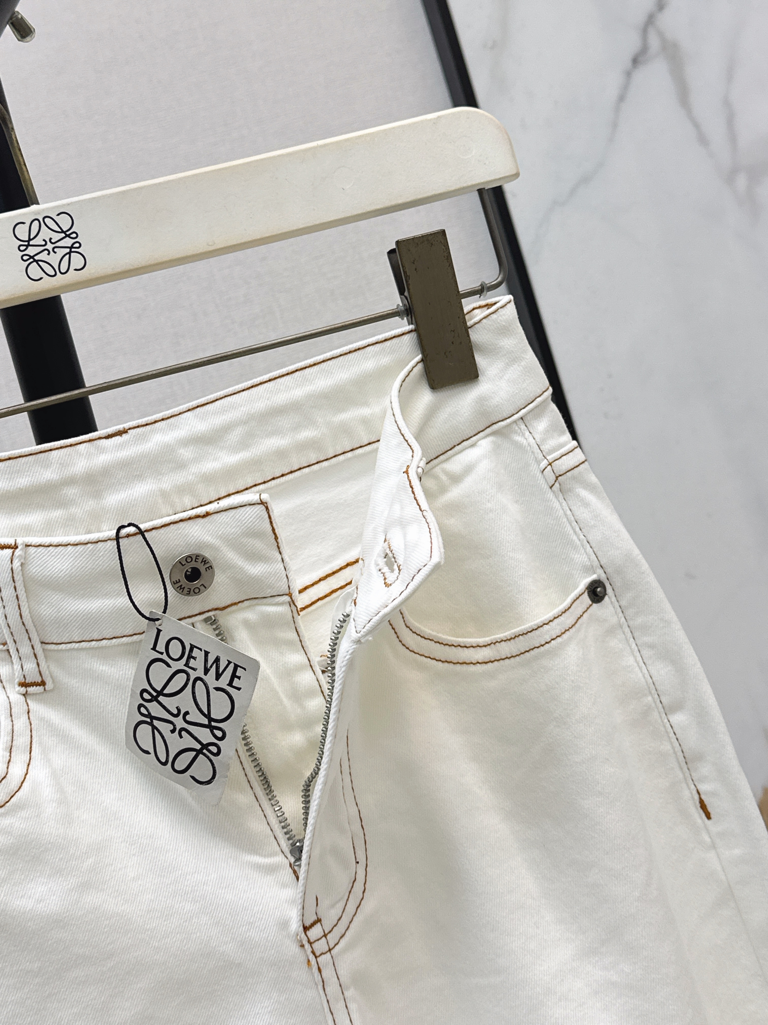 Loe 26ss embroidery jeans
