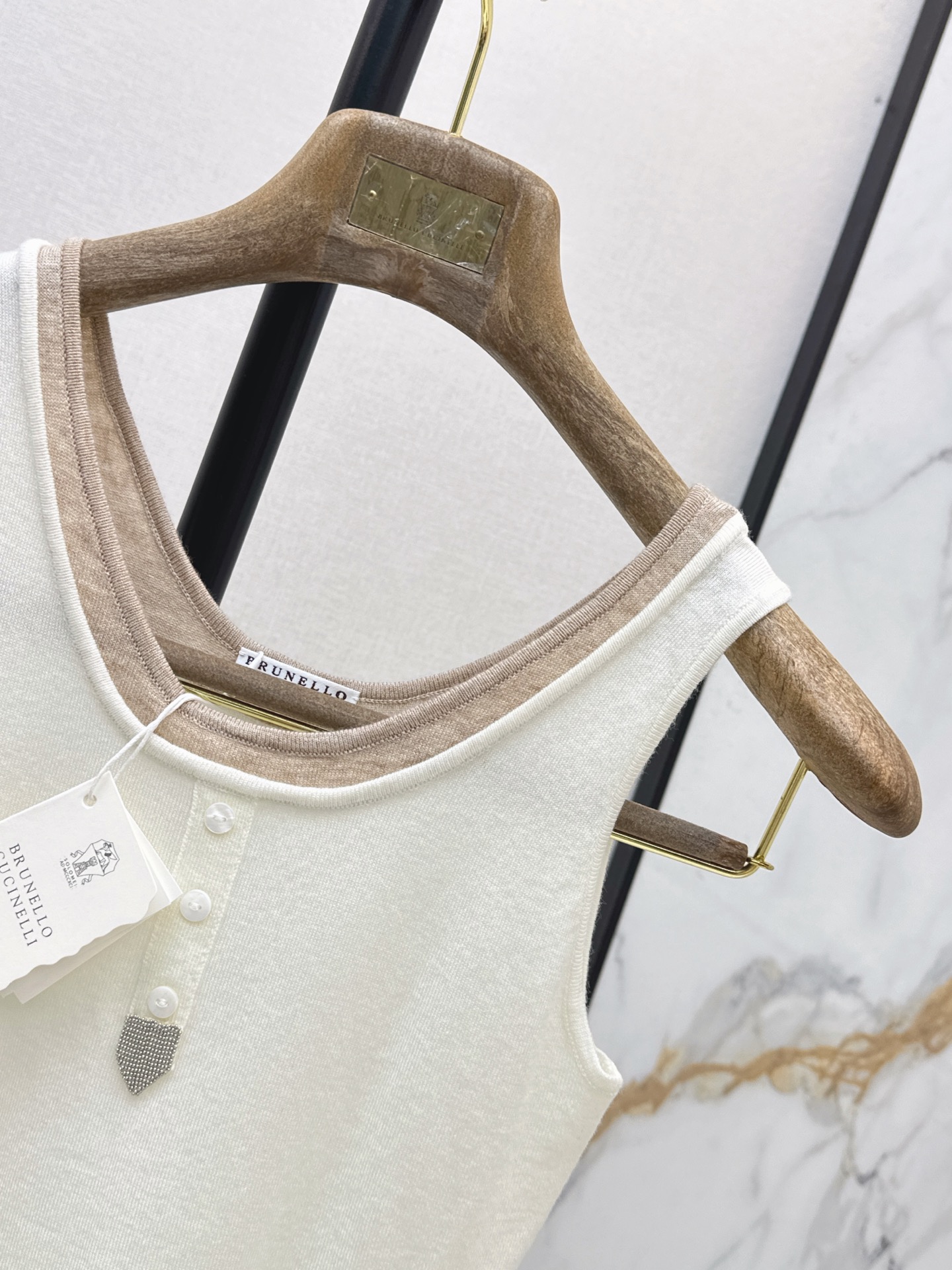 Brun 26ss knit vest