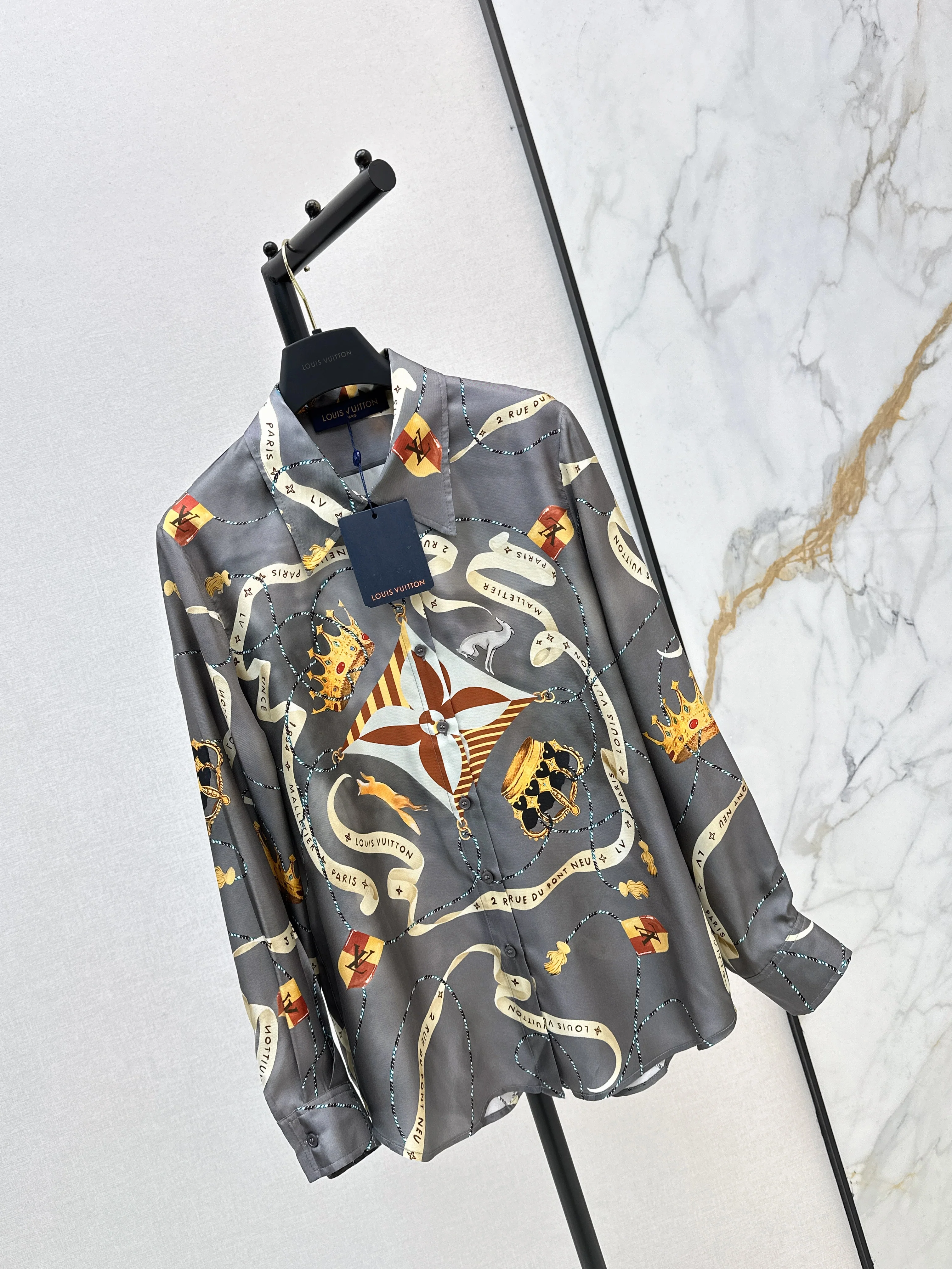 Louis 26ss print shirts