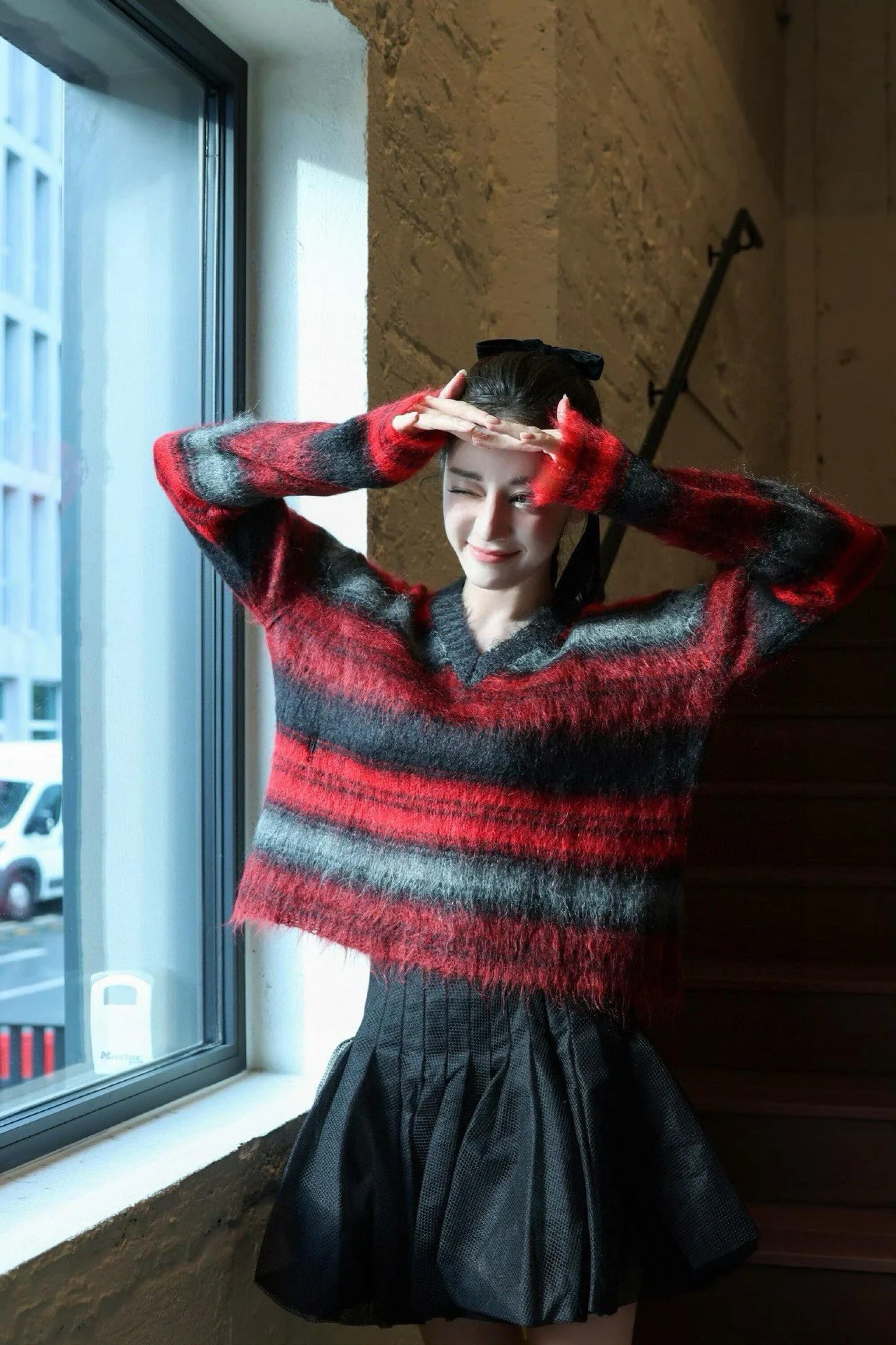 CD 26ss stripe sweater