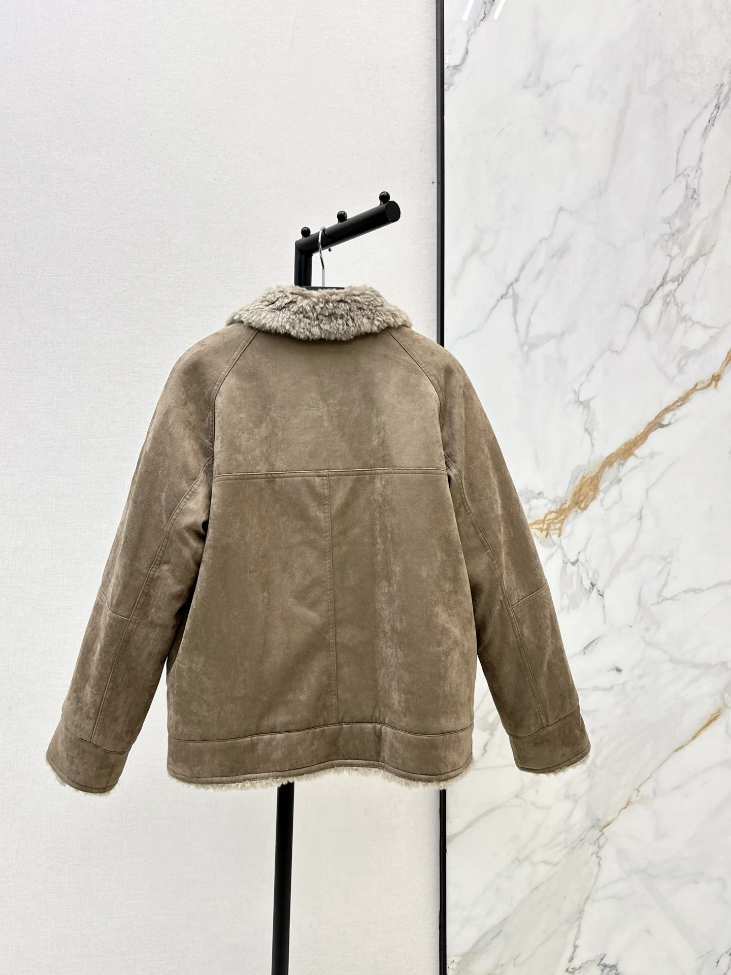 Prad 25fw suede jacket