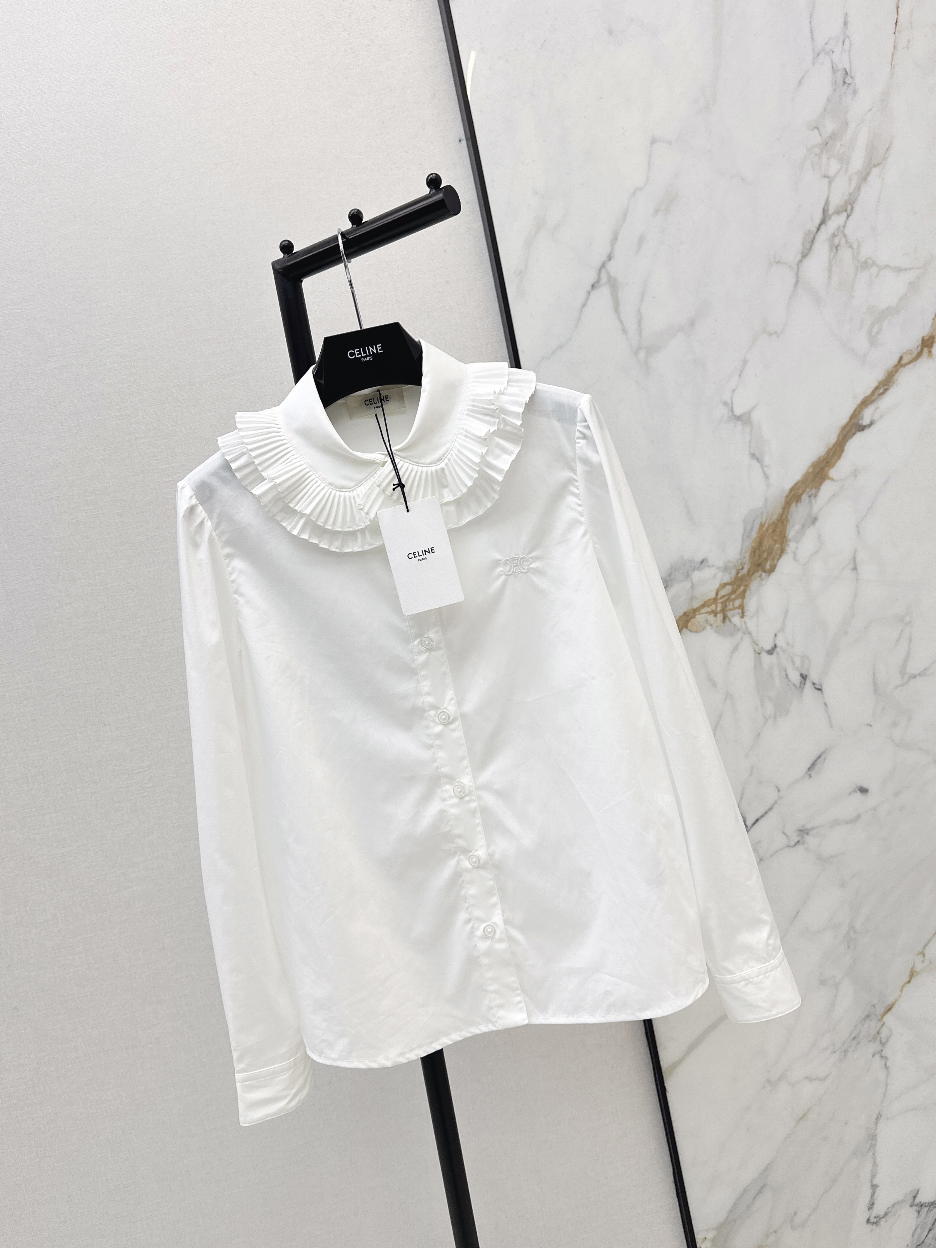 Celi 26ss ruffle shirt