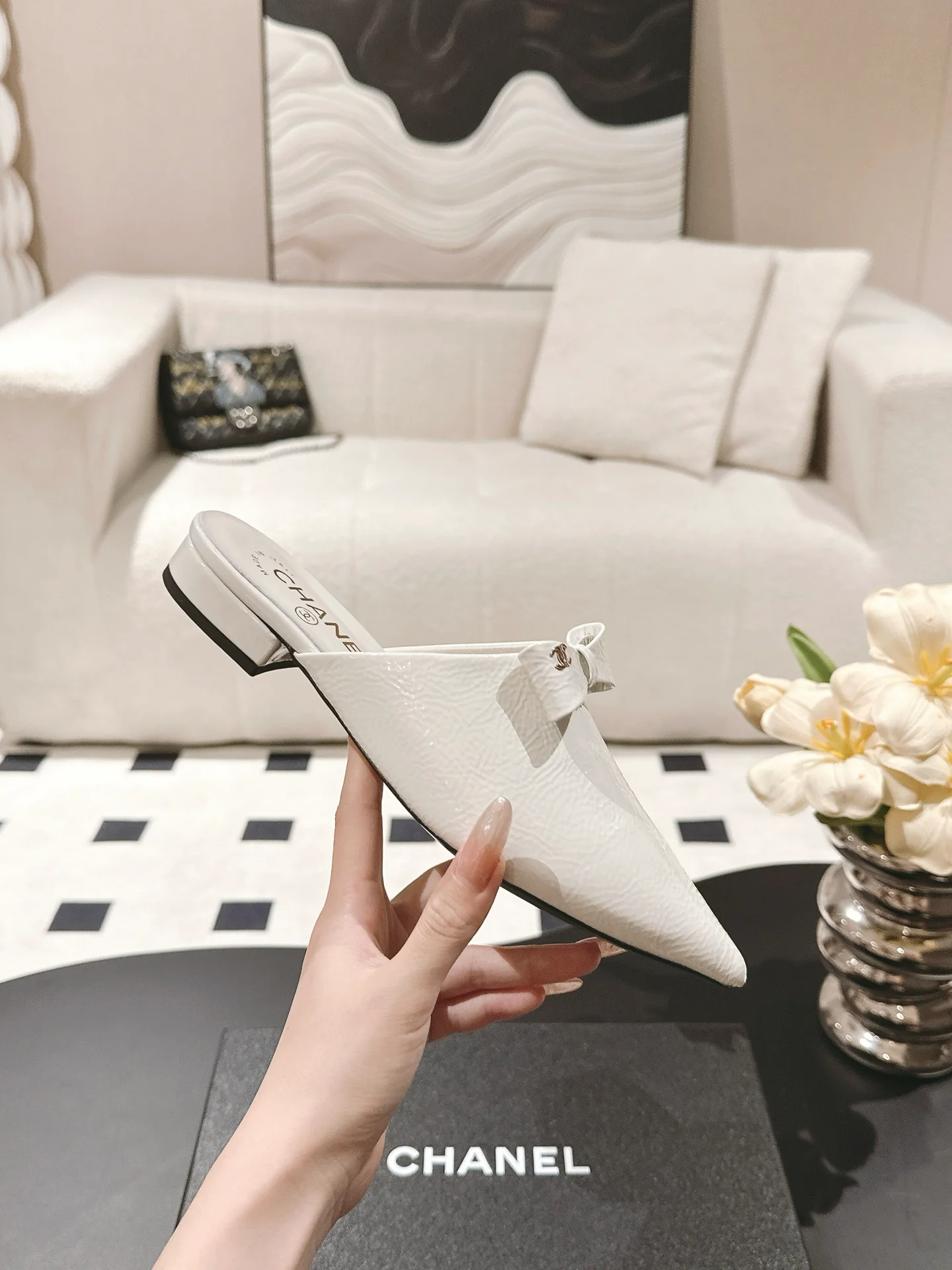 Chan 25fw mules