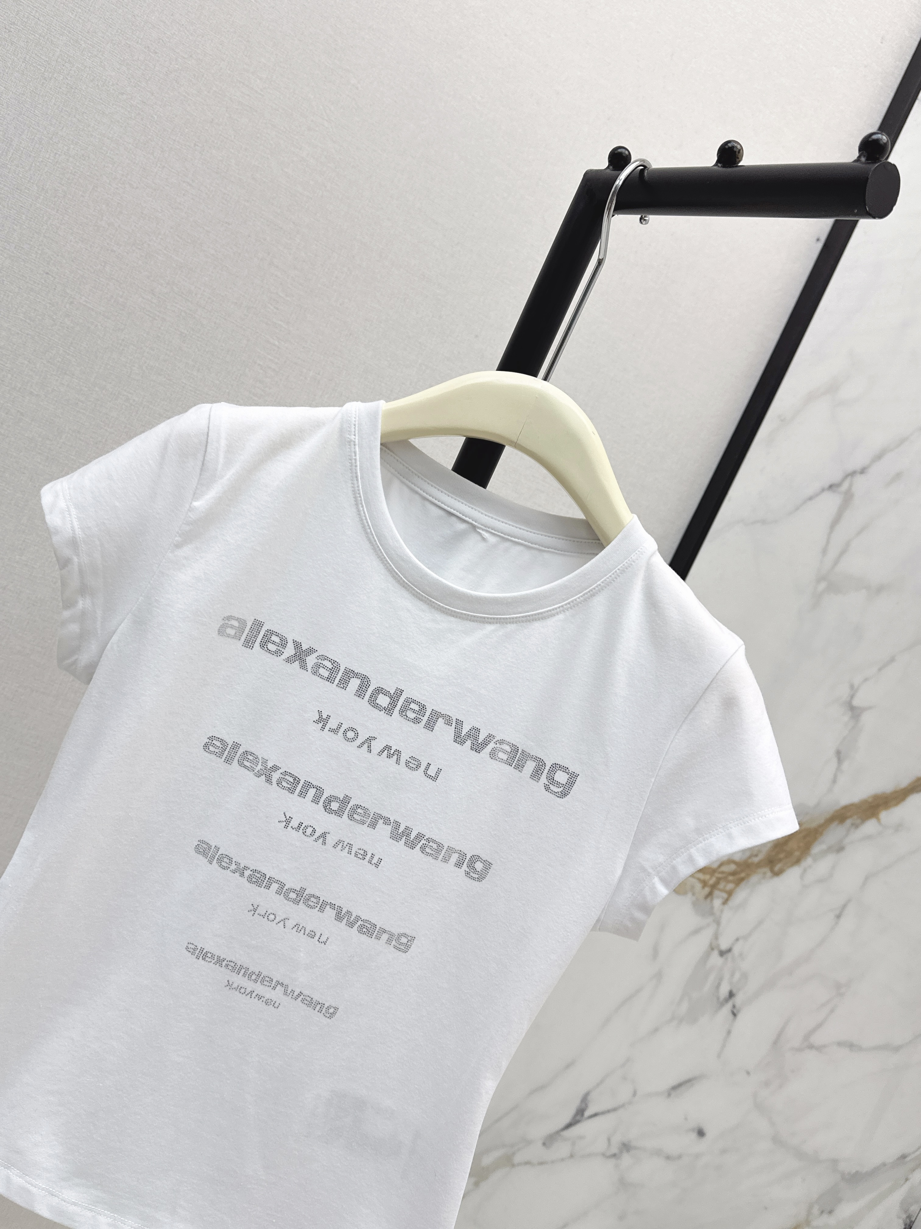 Alex 26ss rhinestone t-shirt