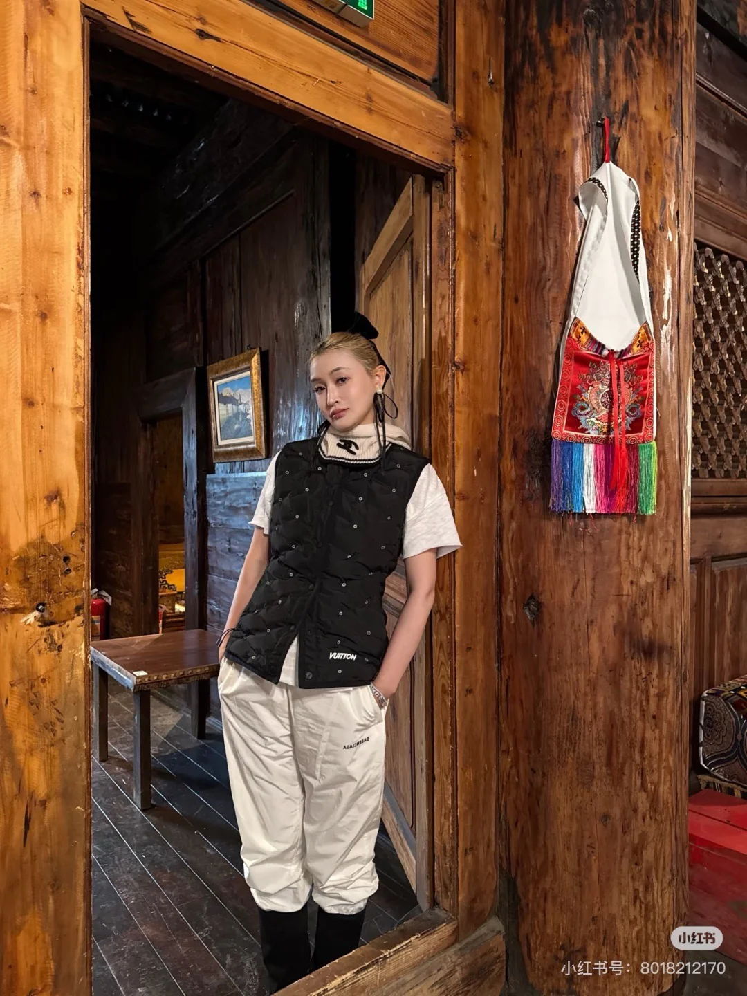 Louis 25fw padded vest jacket