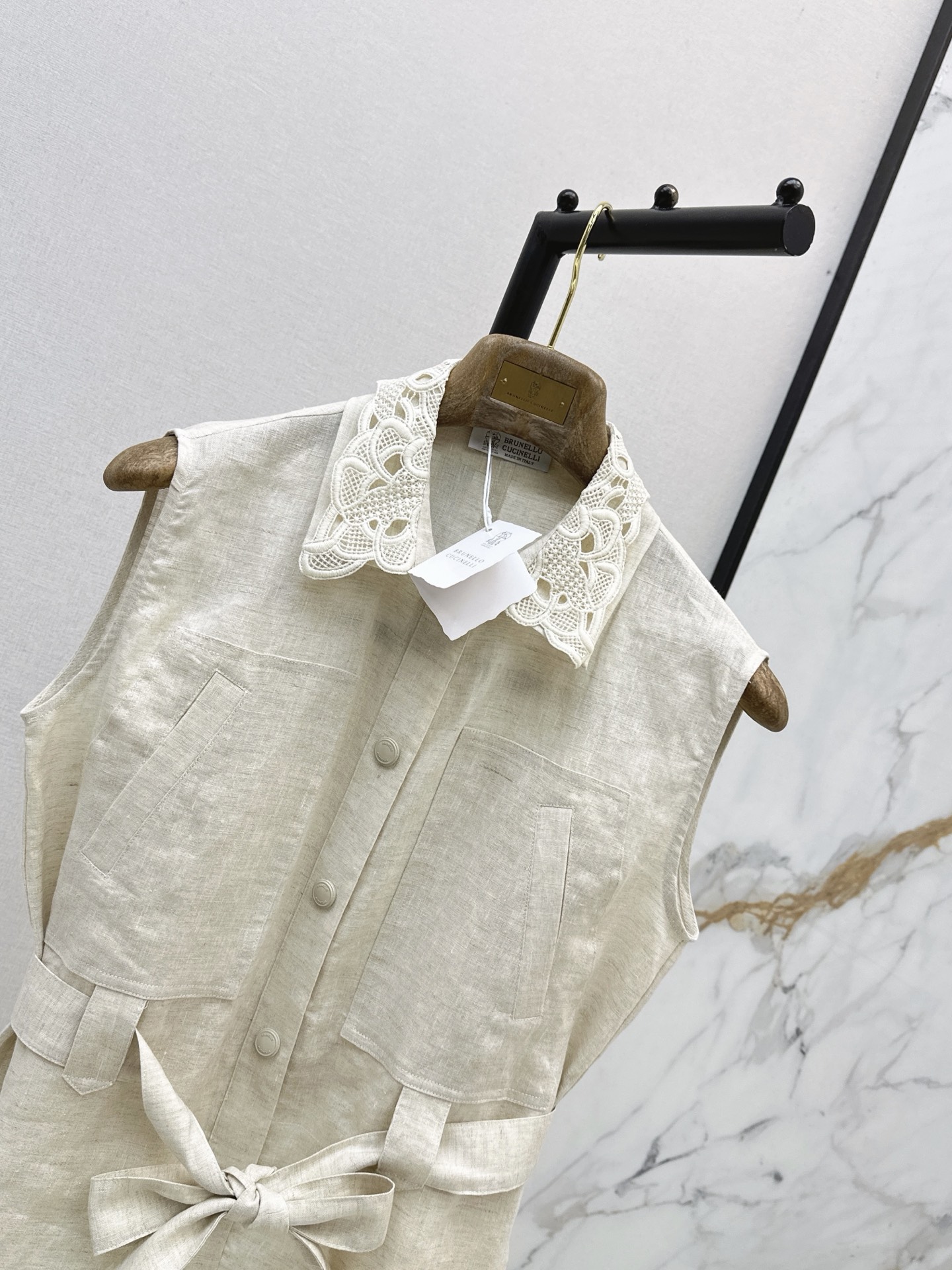 Brun 26ss embroidery shirt