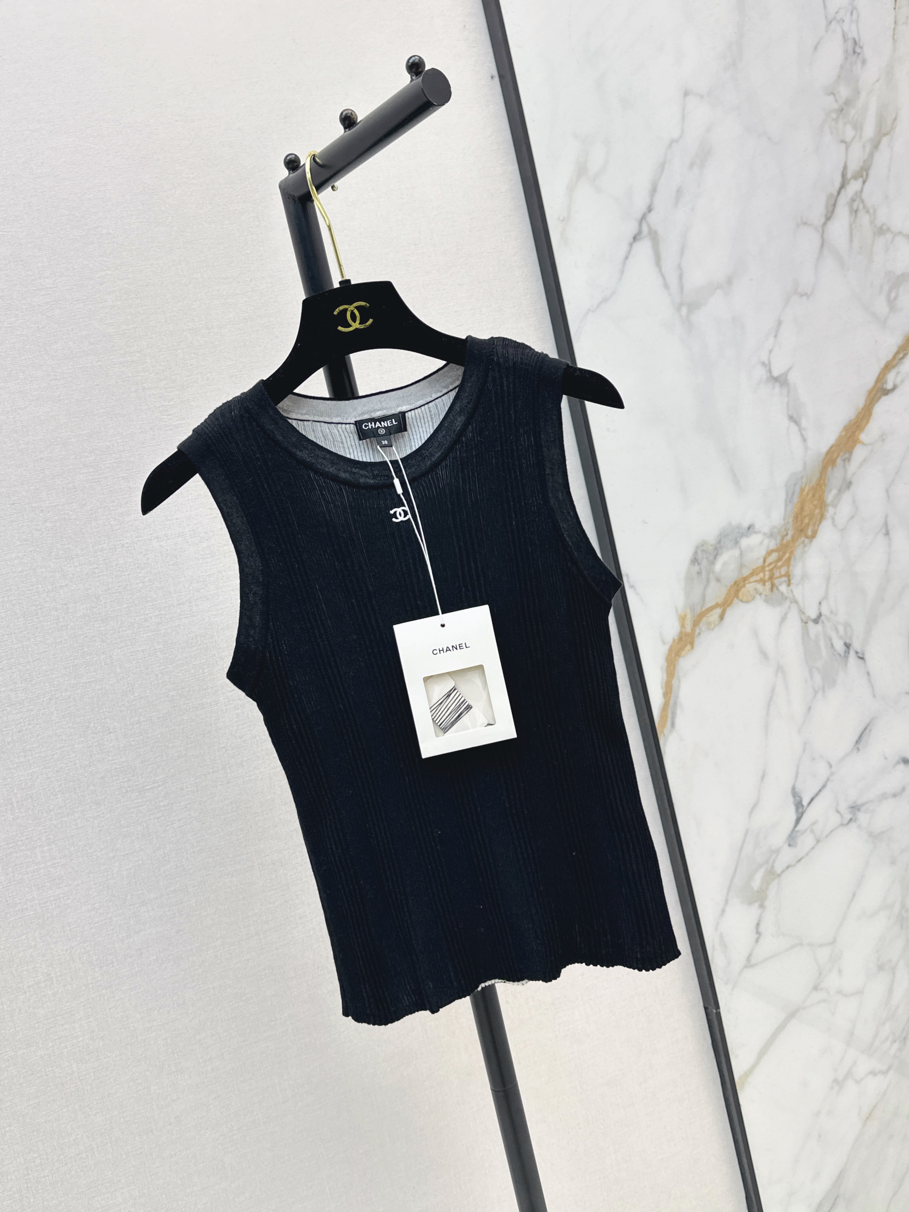 Chan 26SS Knit Tank Top