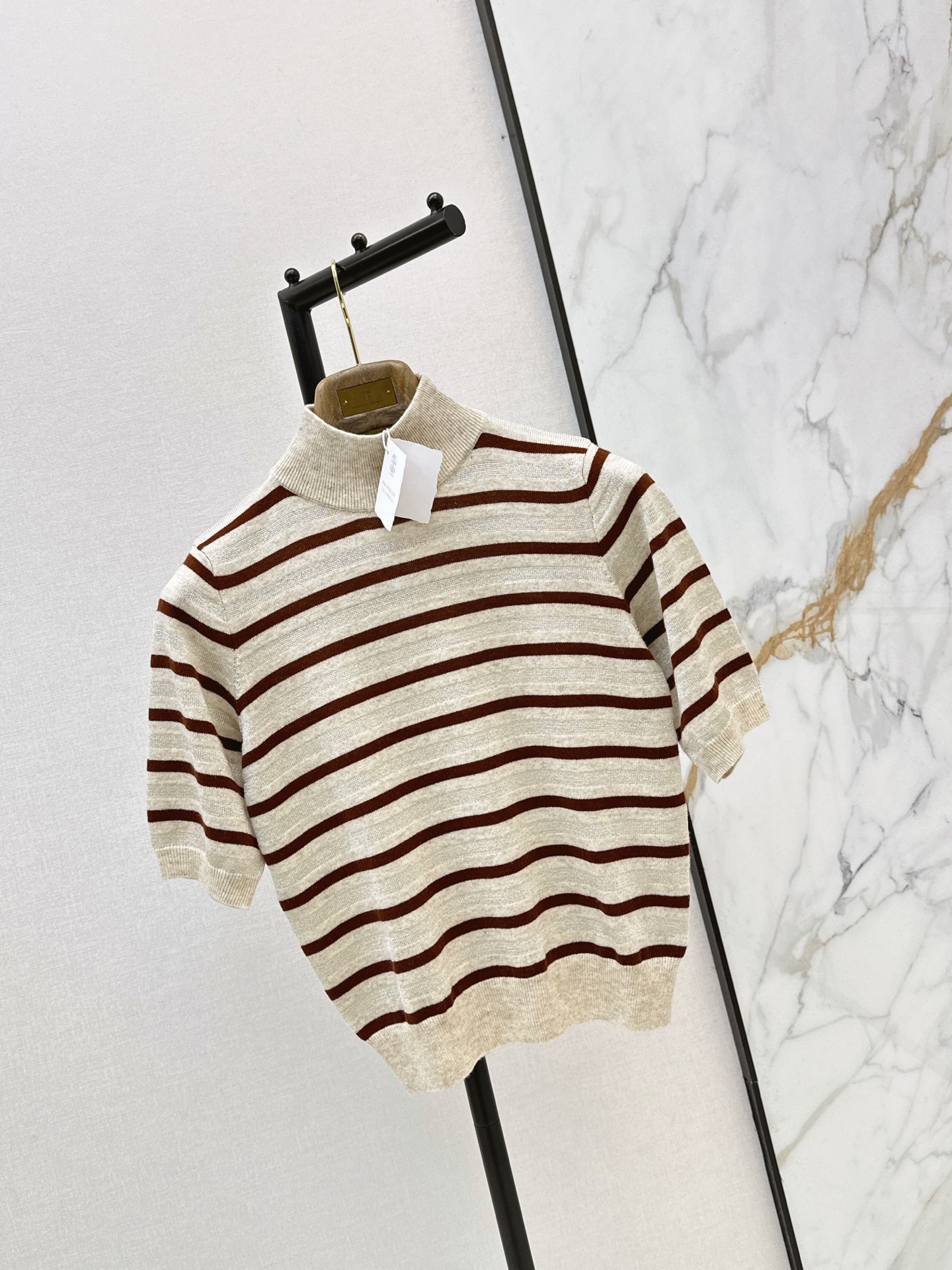 Brun 26ss stripe knitwear