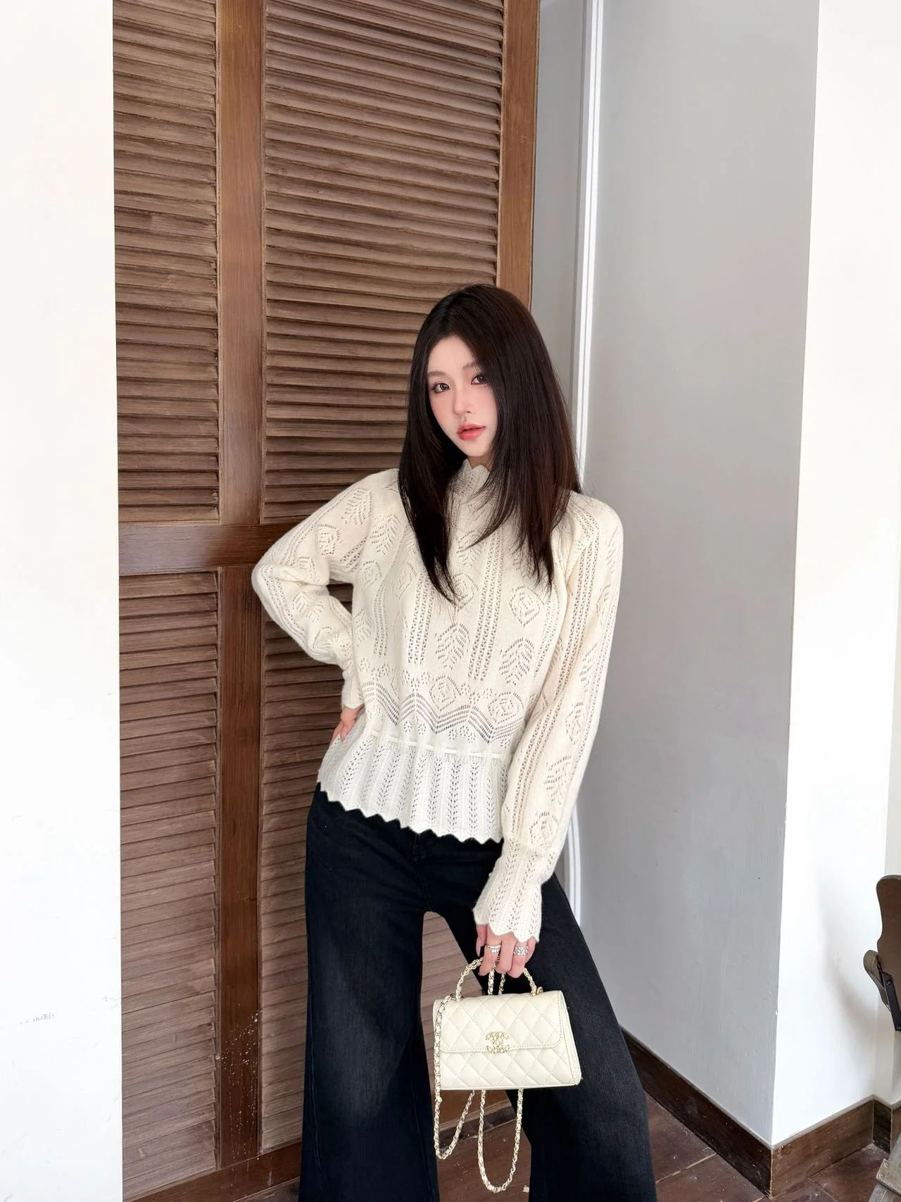 Chan 256ss drawstring sweater