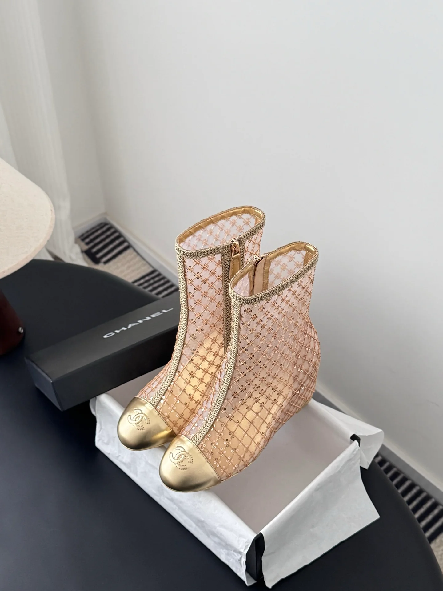 Chan 26ss wedge boots