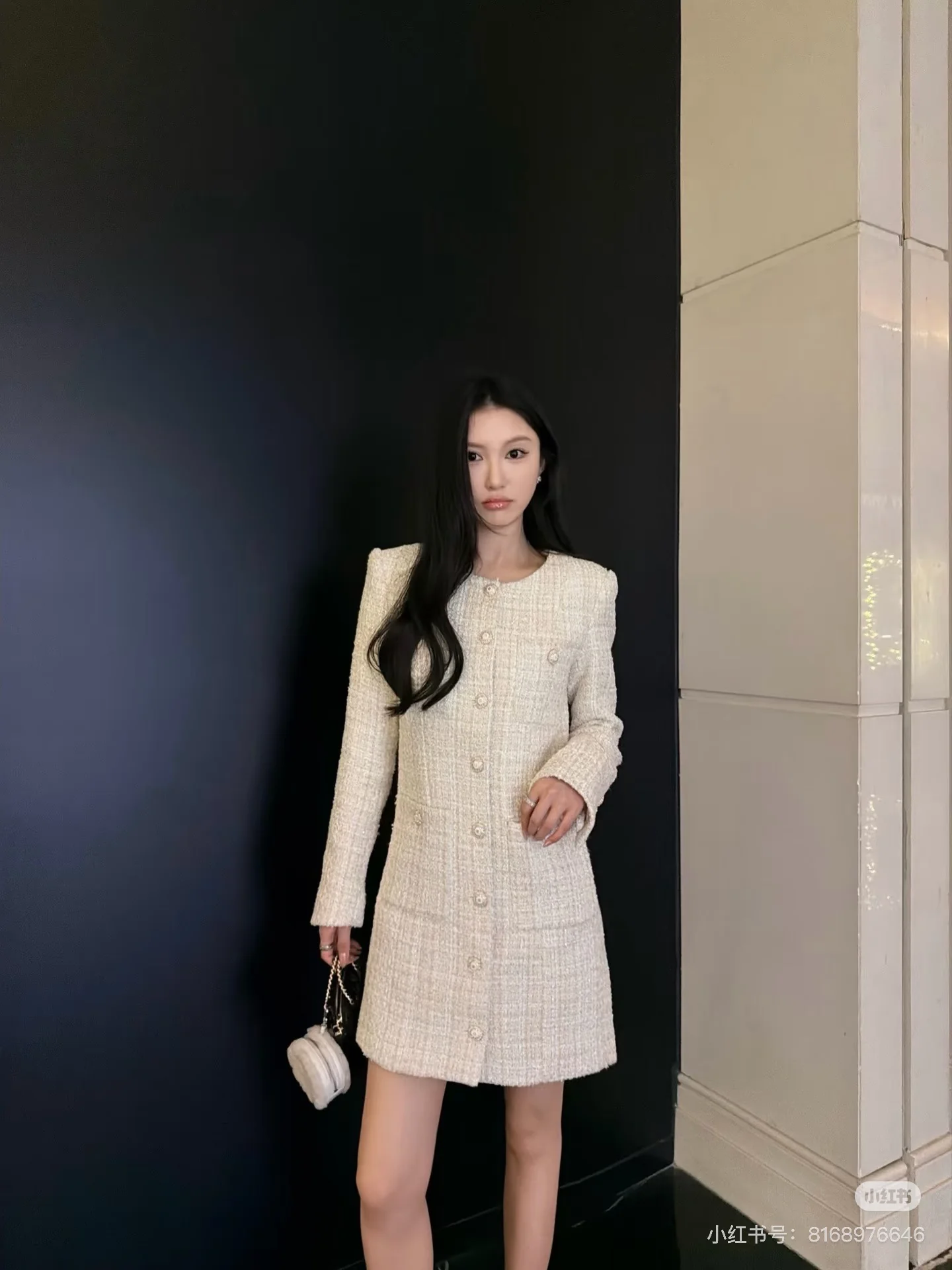 Chan 26ss tweed jacket