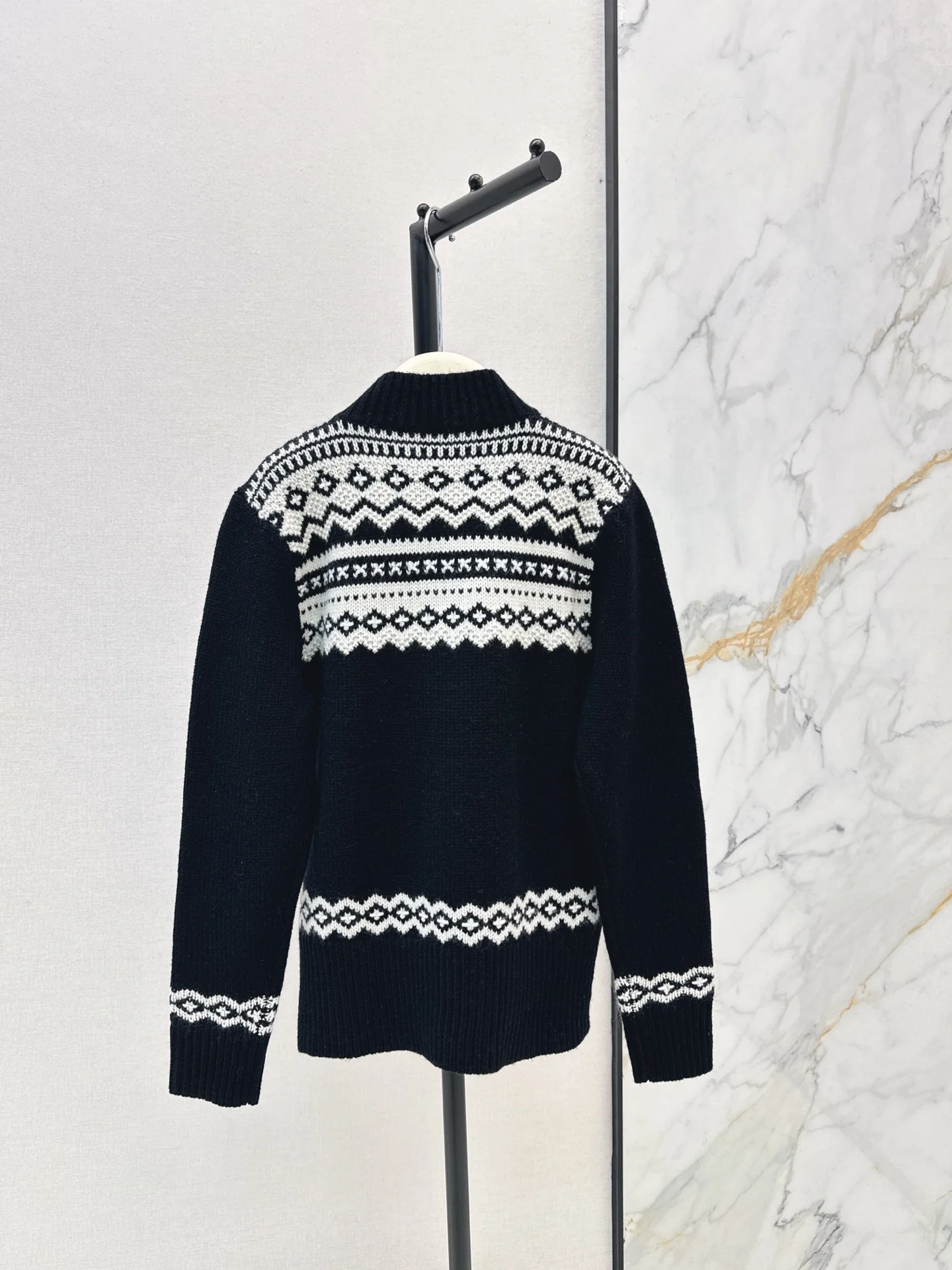 Ralp 26ss fair isle knit cardigan